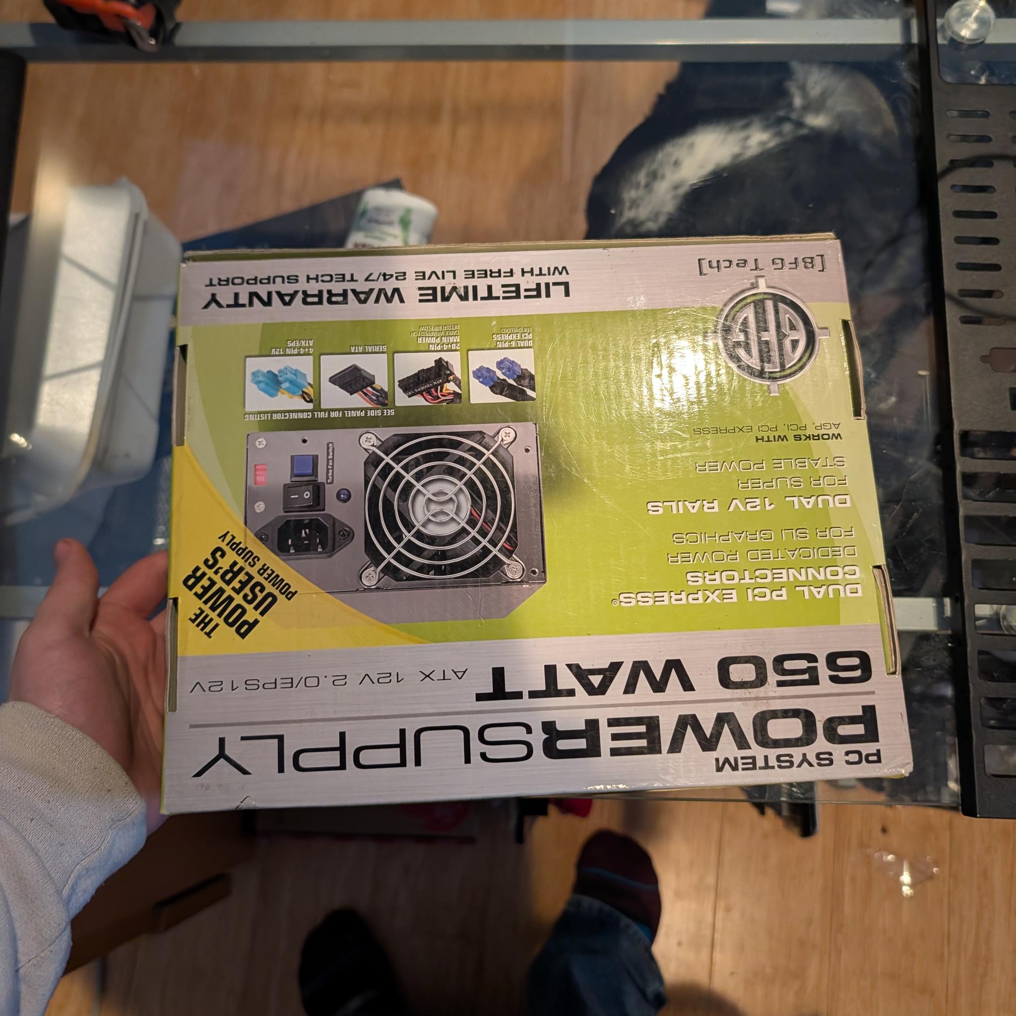 BRAND NEW BFG 650W PSU