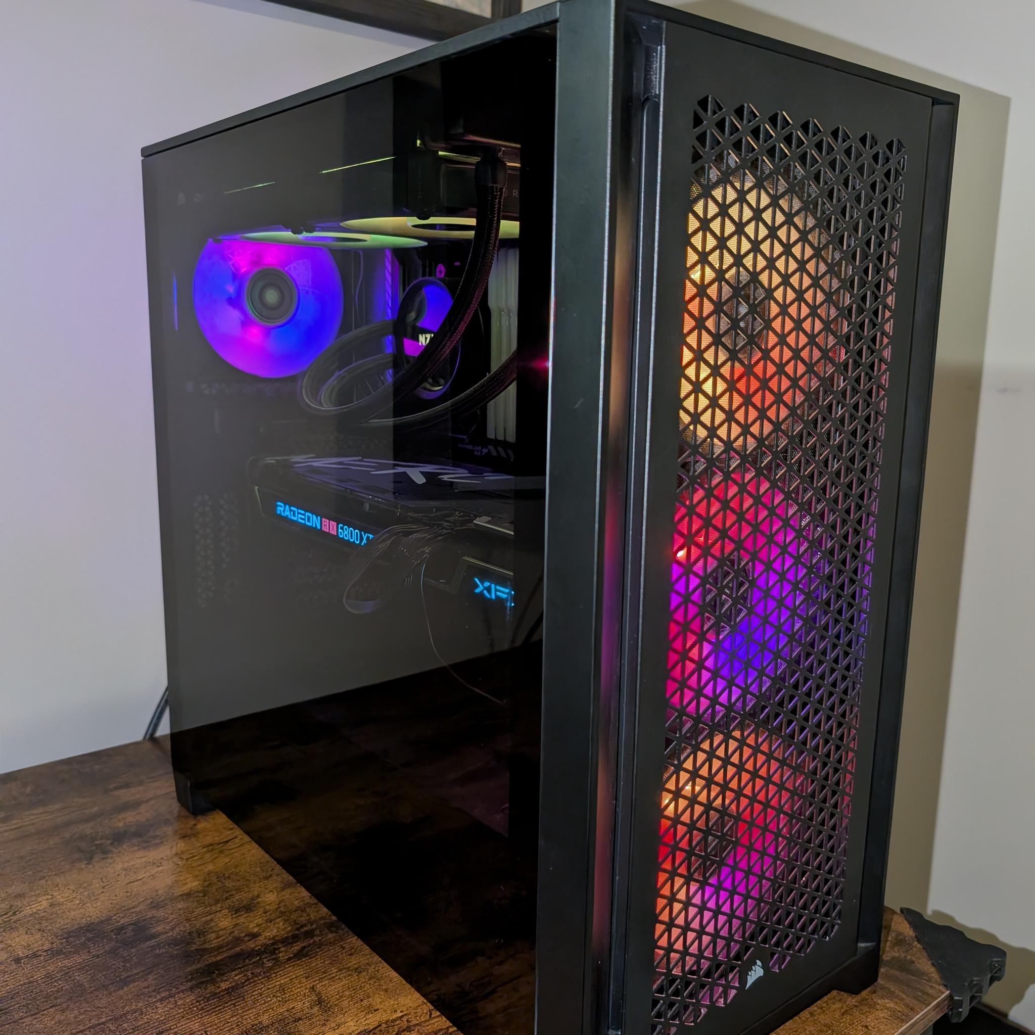 CPU | Ryzen 5800X3D ~ GPU | RX 6800XT w/ 1TB 990 Pro Custom Build