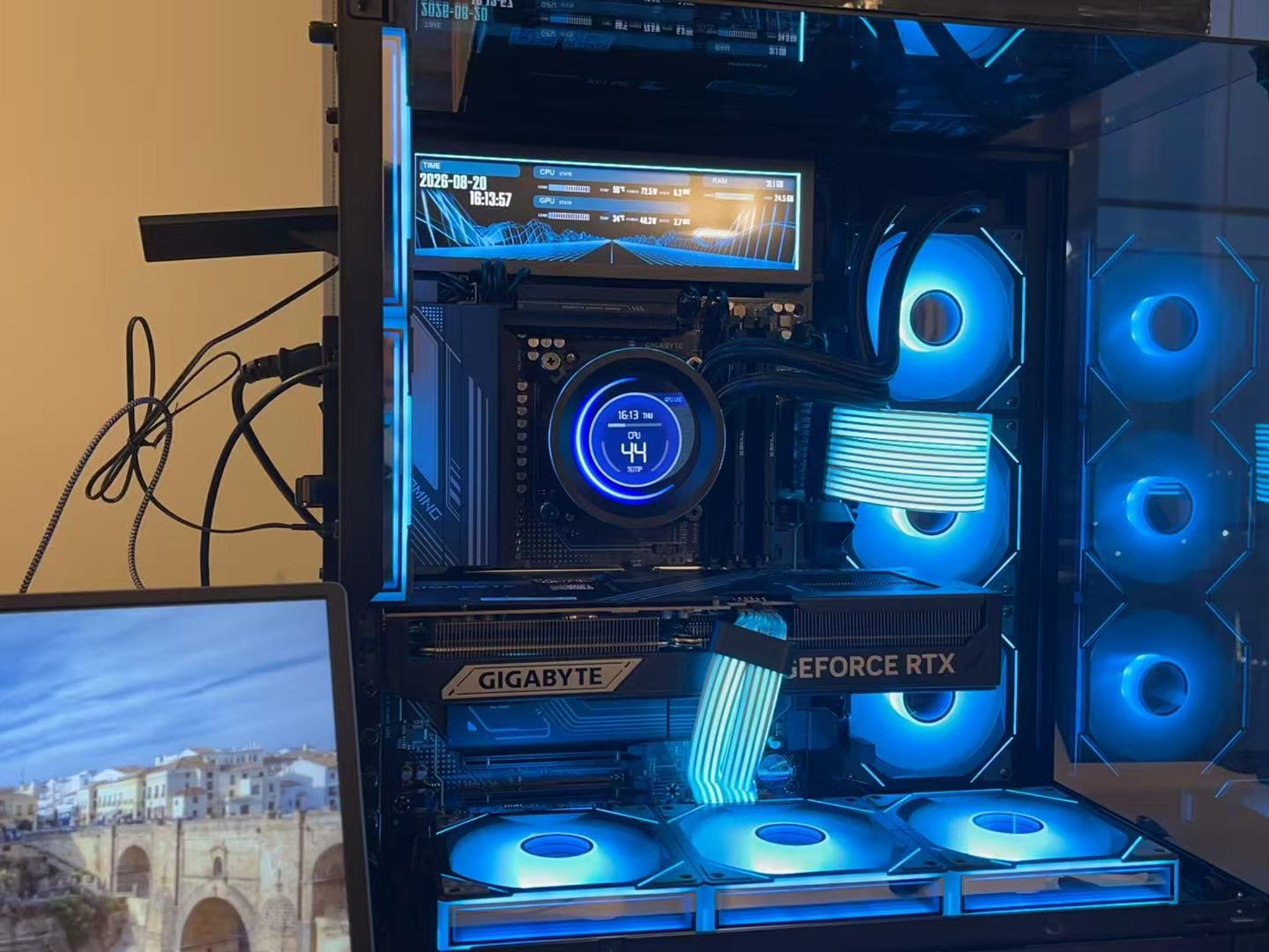 RTX 5080 + Ryzen 7 9800X3D High-End Gaming PC | 32GB DDR5 | Lian Li O11 Vision
