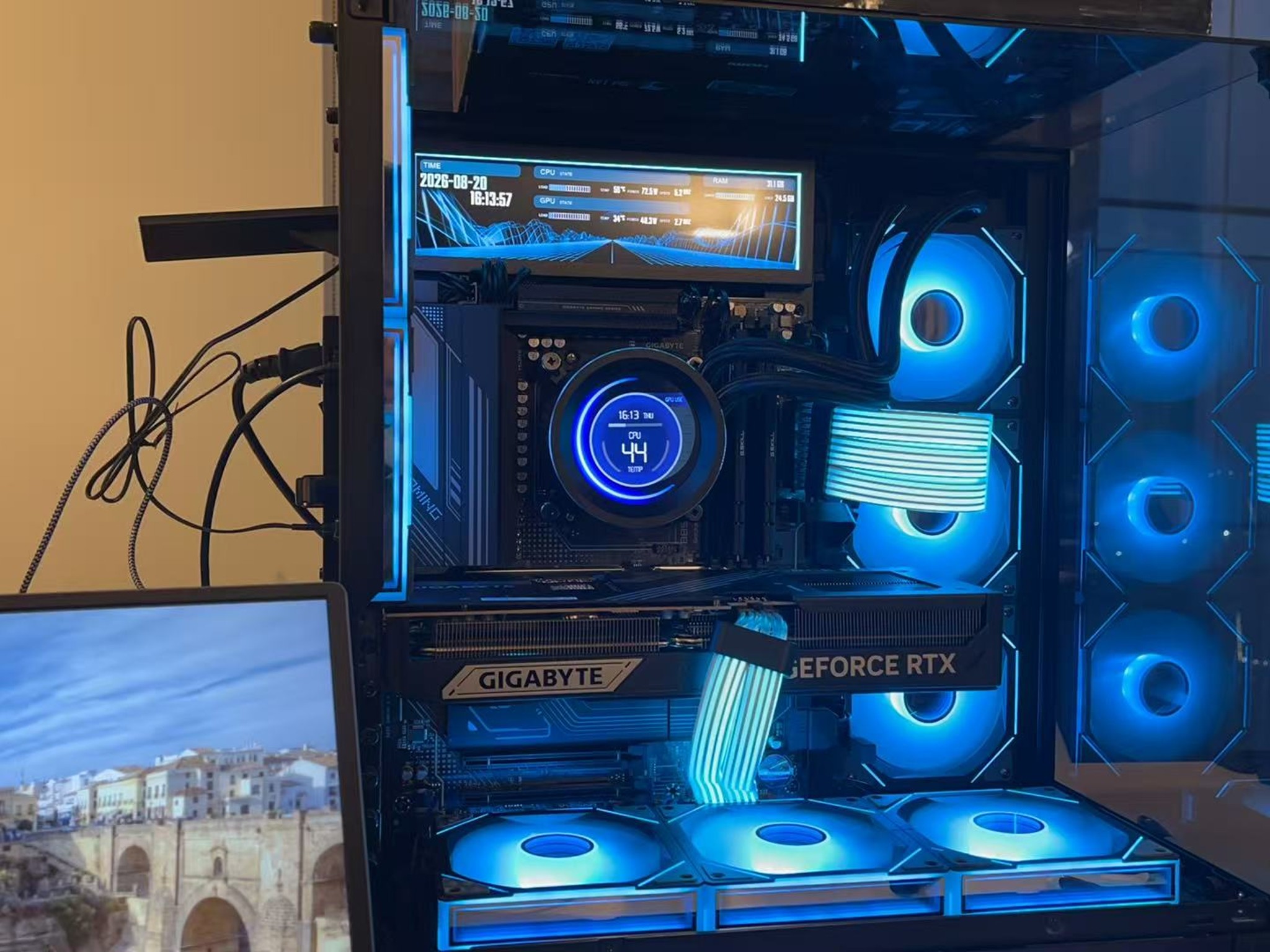 RTX 5080 + Ryzen 7 9800X3D High-End Gaming PC | 32GB DDR5 | Lian Li O11 Vision