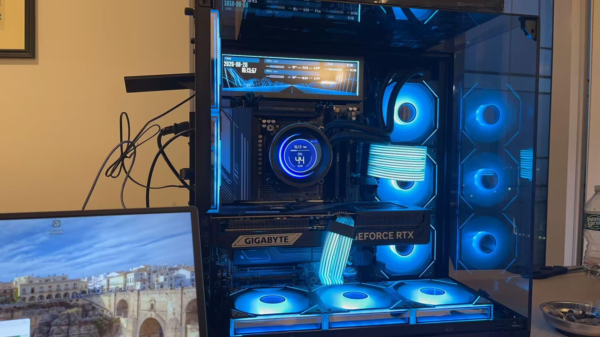 RTX 5080 + Ryzen 7 9800X3D High-End Gaming PC | 32GB DDR5 | Lian Li O11 Vision