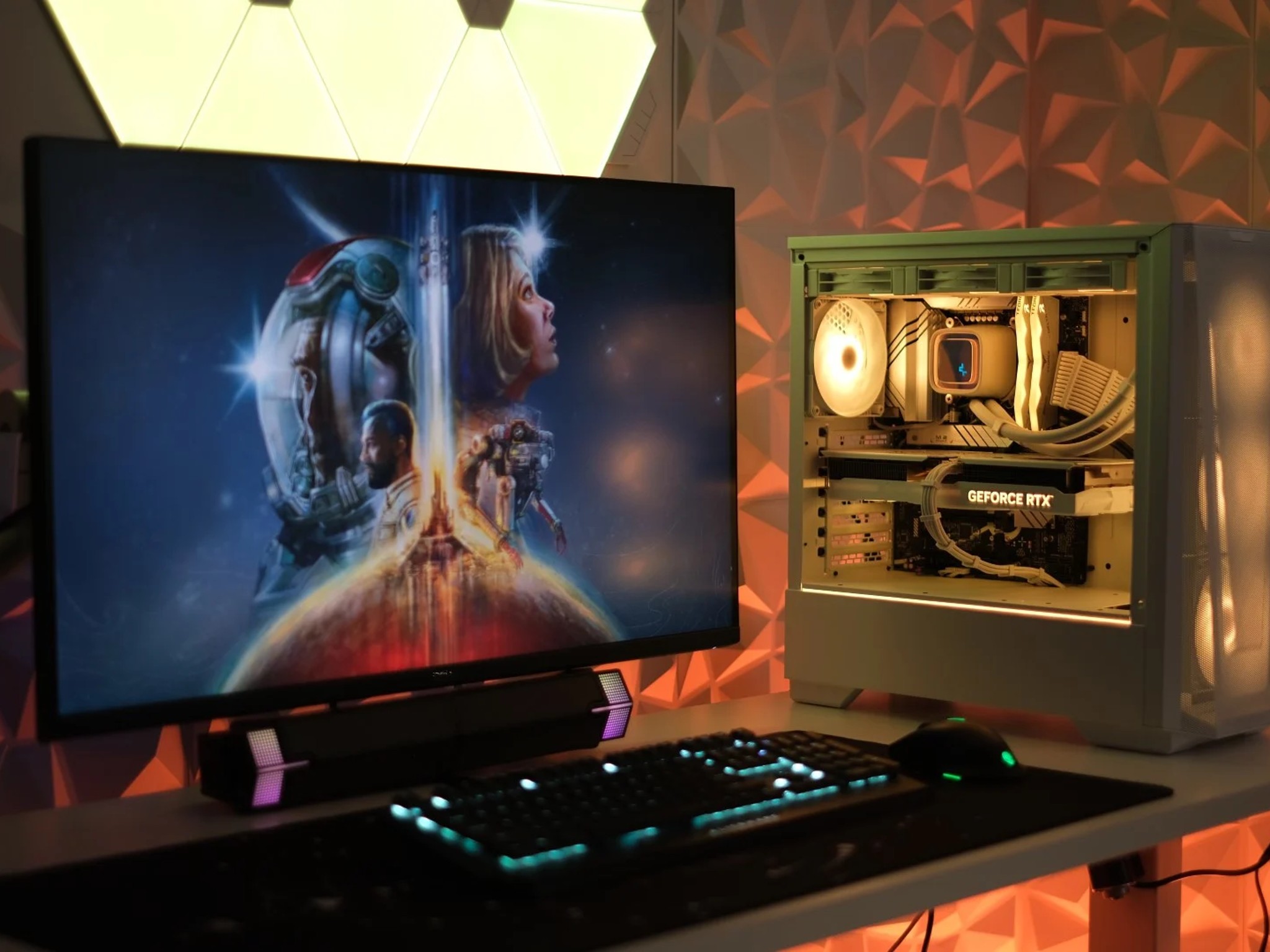 ⚜️The Guardian WHITE Gaming PC⚜️ RTX 4070 12GB | i7-13700KF | 32GB DDR5 | 1T M.2 | Windows 11 Home