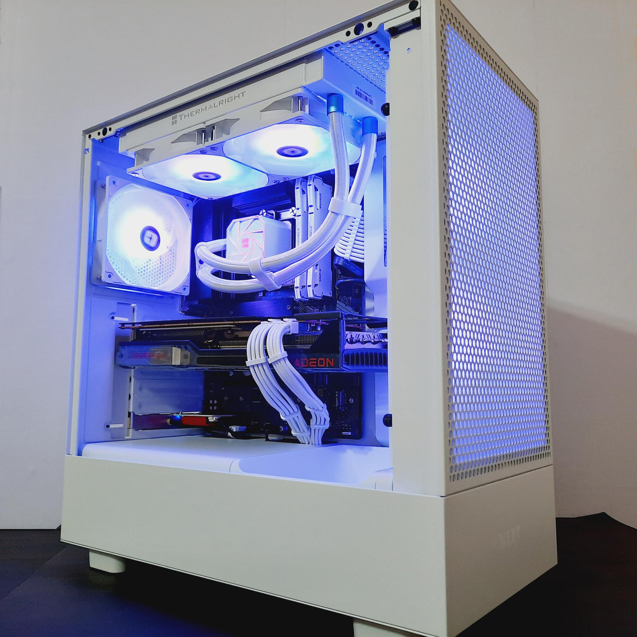 ❄️Liquid Cooled 4K/1440p White Gaming PC - RX 6800 XT 16GB ● i5 12600KF ● 32GB RAM ● 1TB NVMe SSD