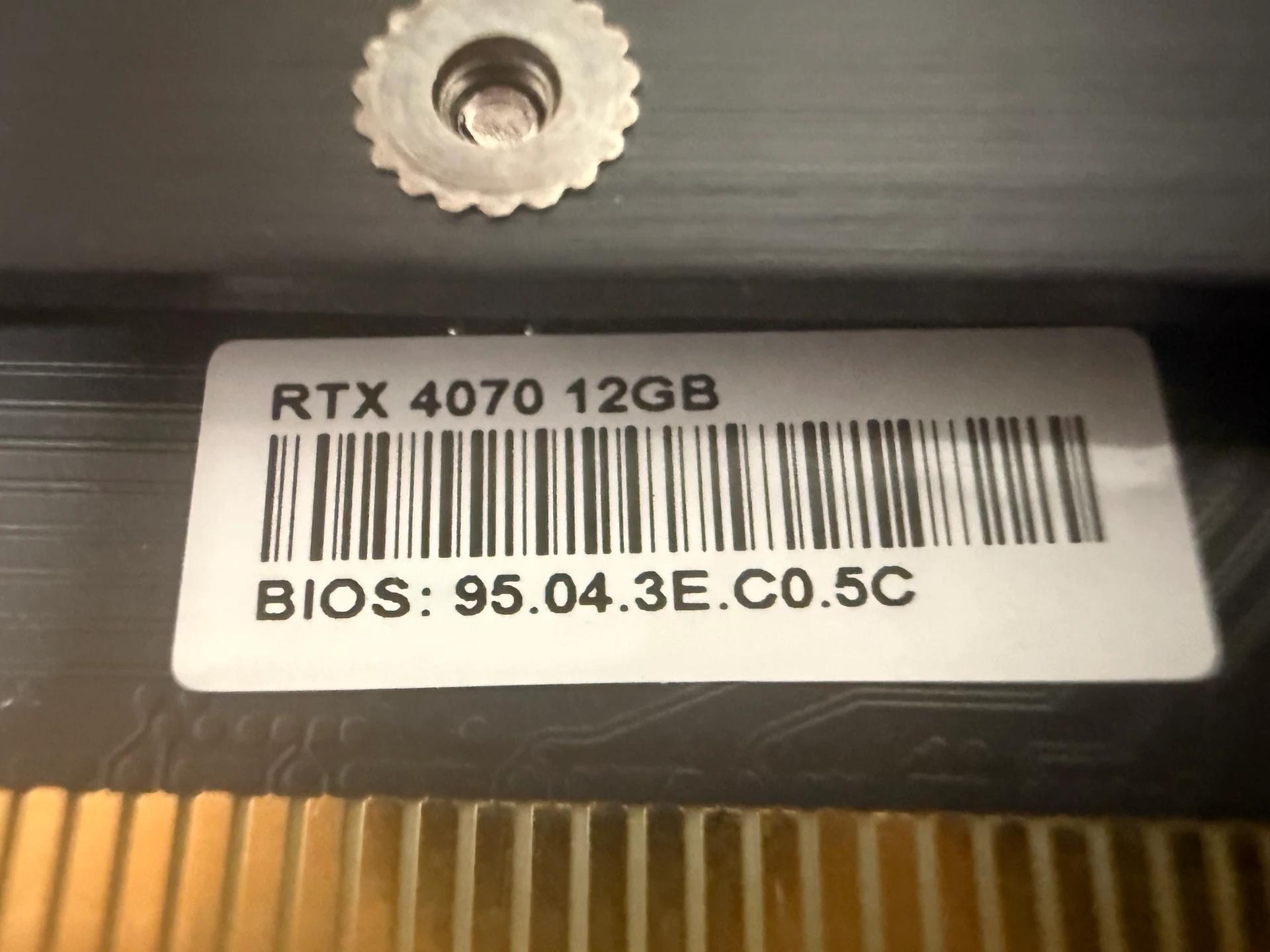 REFRESHED PNY VERTO GeForce RTX 4070