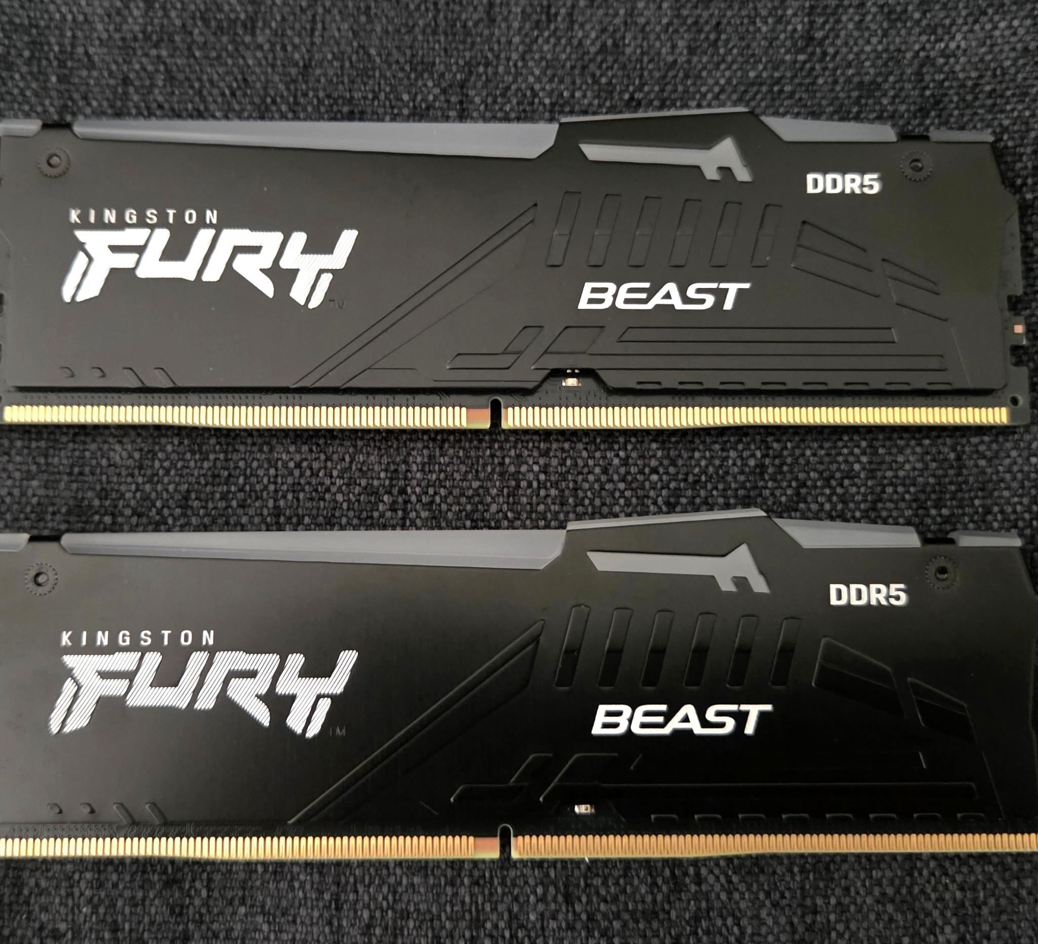 Kingston Fury Beast DDR5-5200 16GB (2x8GB) 5200MHz RGB