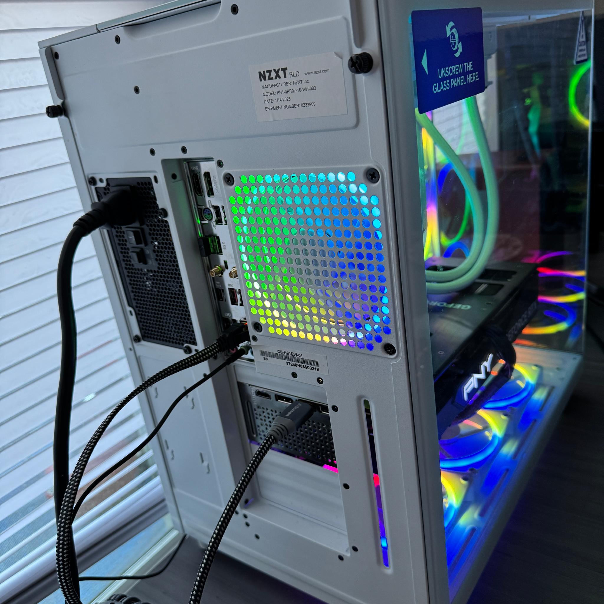 H9 White Case Ryzen 7 9800X3D - 4080 Super Custom Gaming PC Build