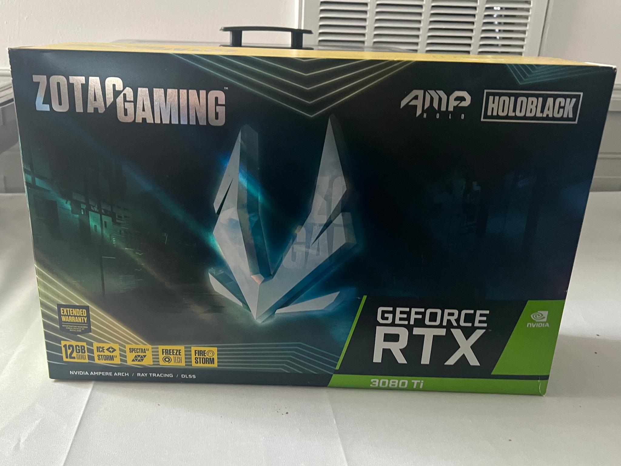 Zotac 3080 TI AMP Holoblack