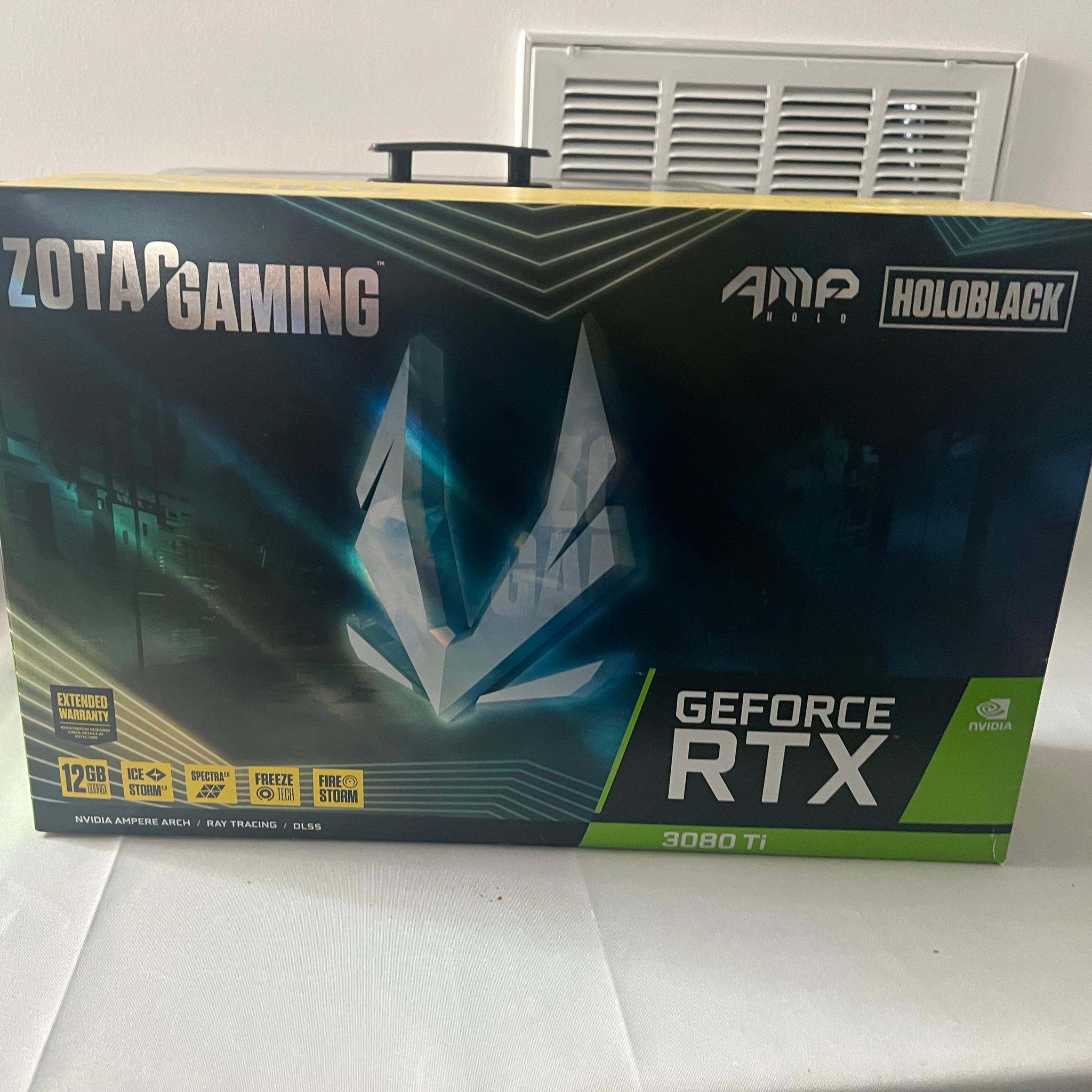 Zotac 3080 TI AMP Holoblack