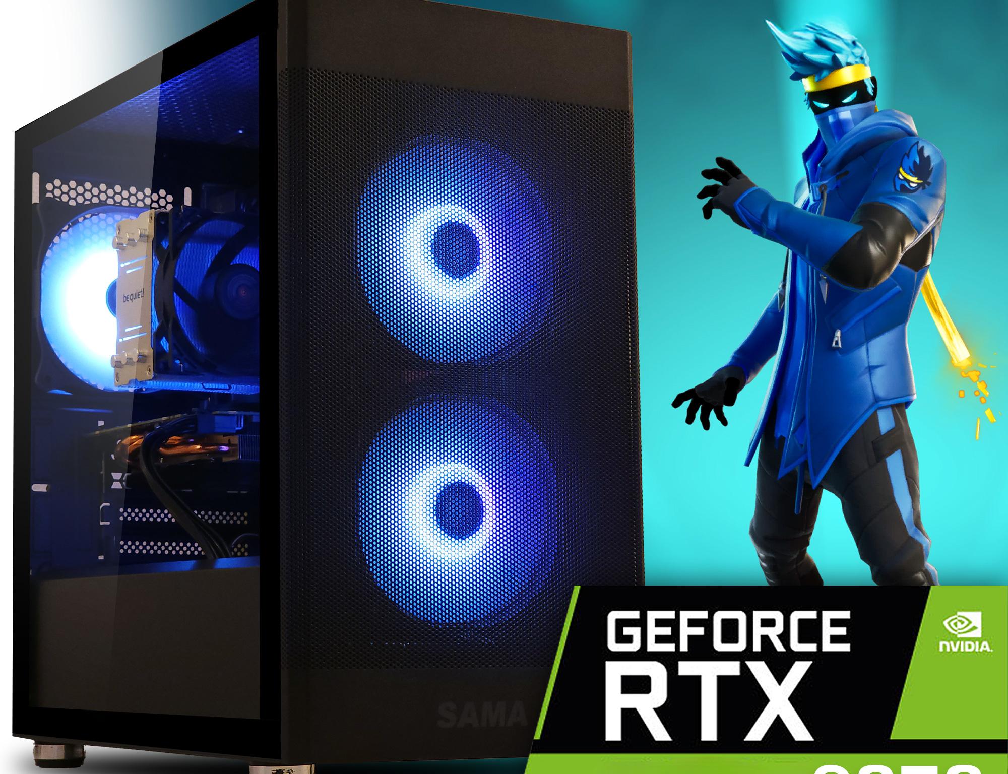 👊 RTX 2070, RYZEN 5 4500, 16GB DDR4, 512GB NVME M.2 + 500GB HDD, WIFI, High Performance Gaming PC!