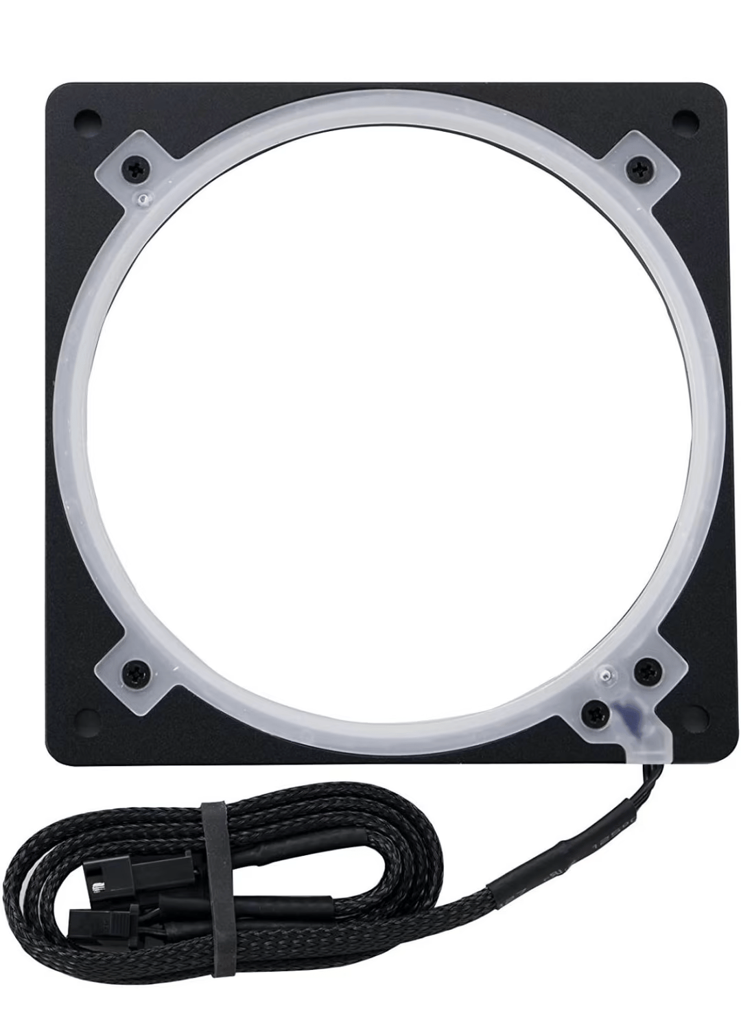 Phanteks Halos Lux Digital LED 120mm Fan Frame Alum, Black (Used, Like New)