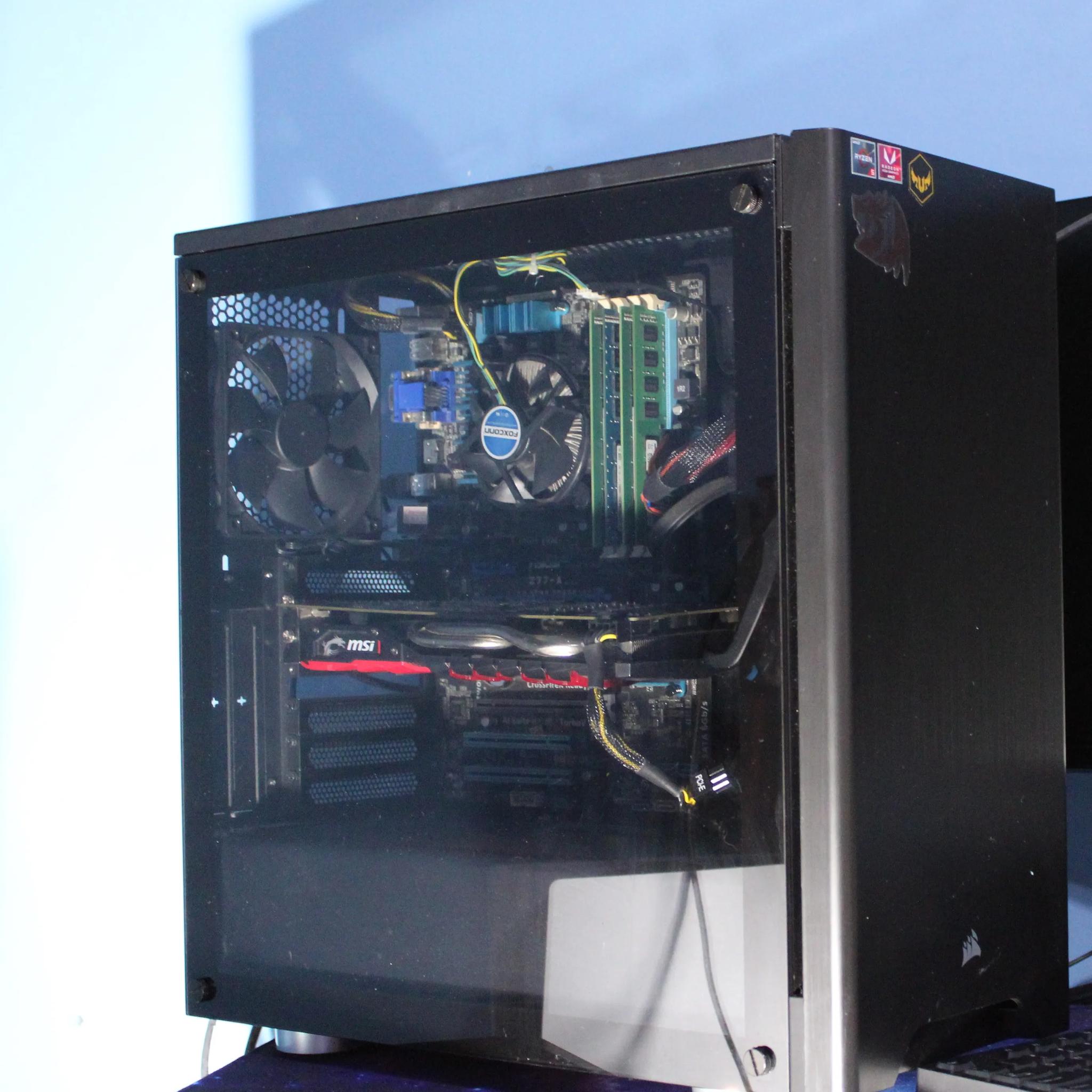 BUDGET Gaming PC i5 3.1GHz - 16GB RAM - 500GB SSD - MSI RX 570