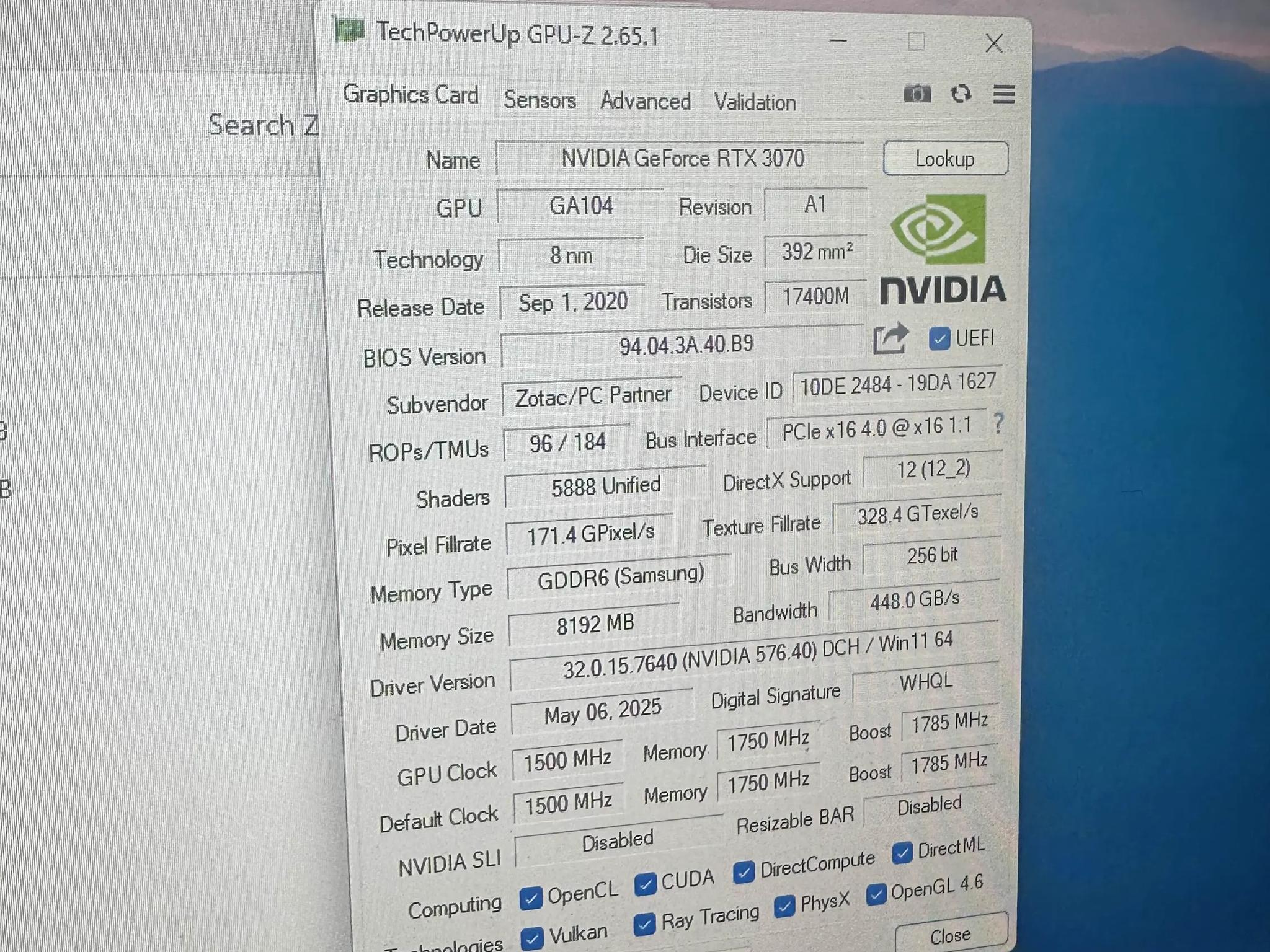 ZOTAC RTX 3070