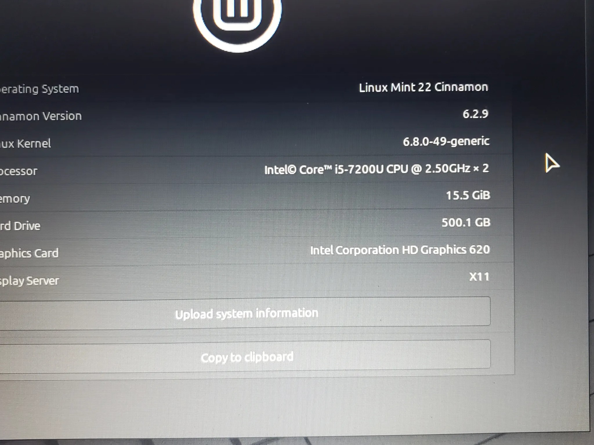 HP Pavilion Laptop | Intel i5-7200U | 16GB ram | Linux