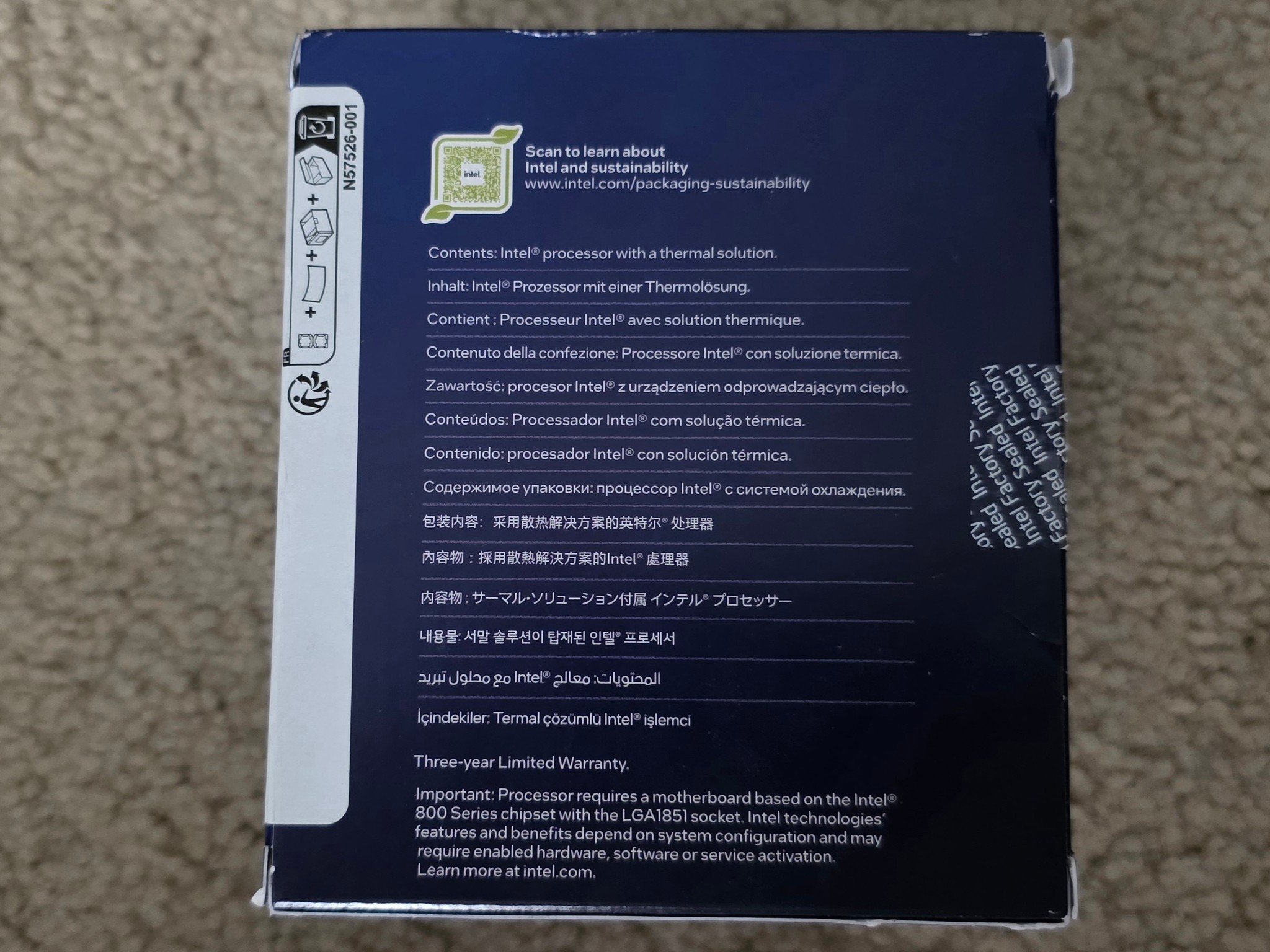 Intel Core Ultra 5 225F 10-Core LGA 1851 Processor Like New With Cooler