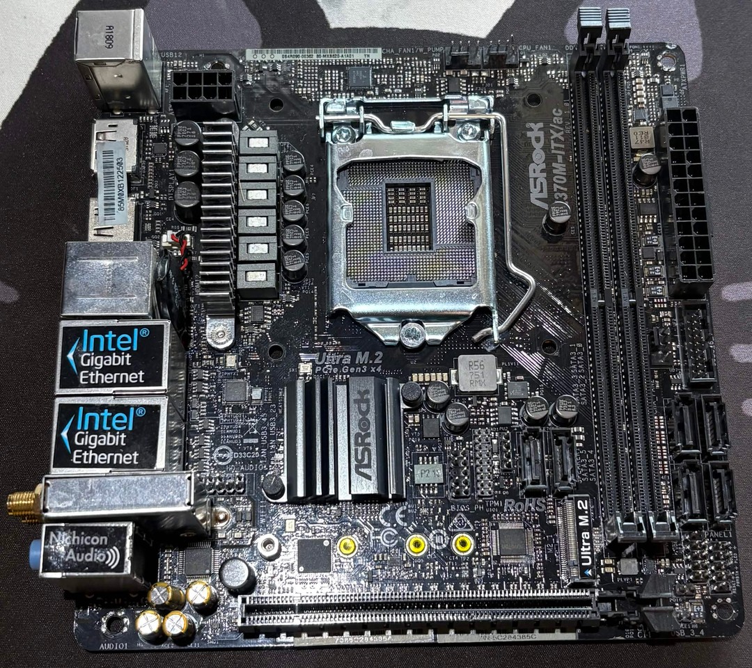 ASRock Z370M-ITX/ac Mini ITX LGA1151 Motherboard | Jawa