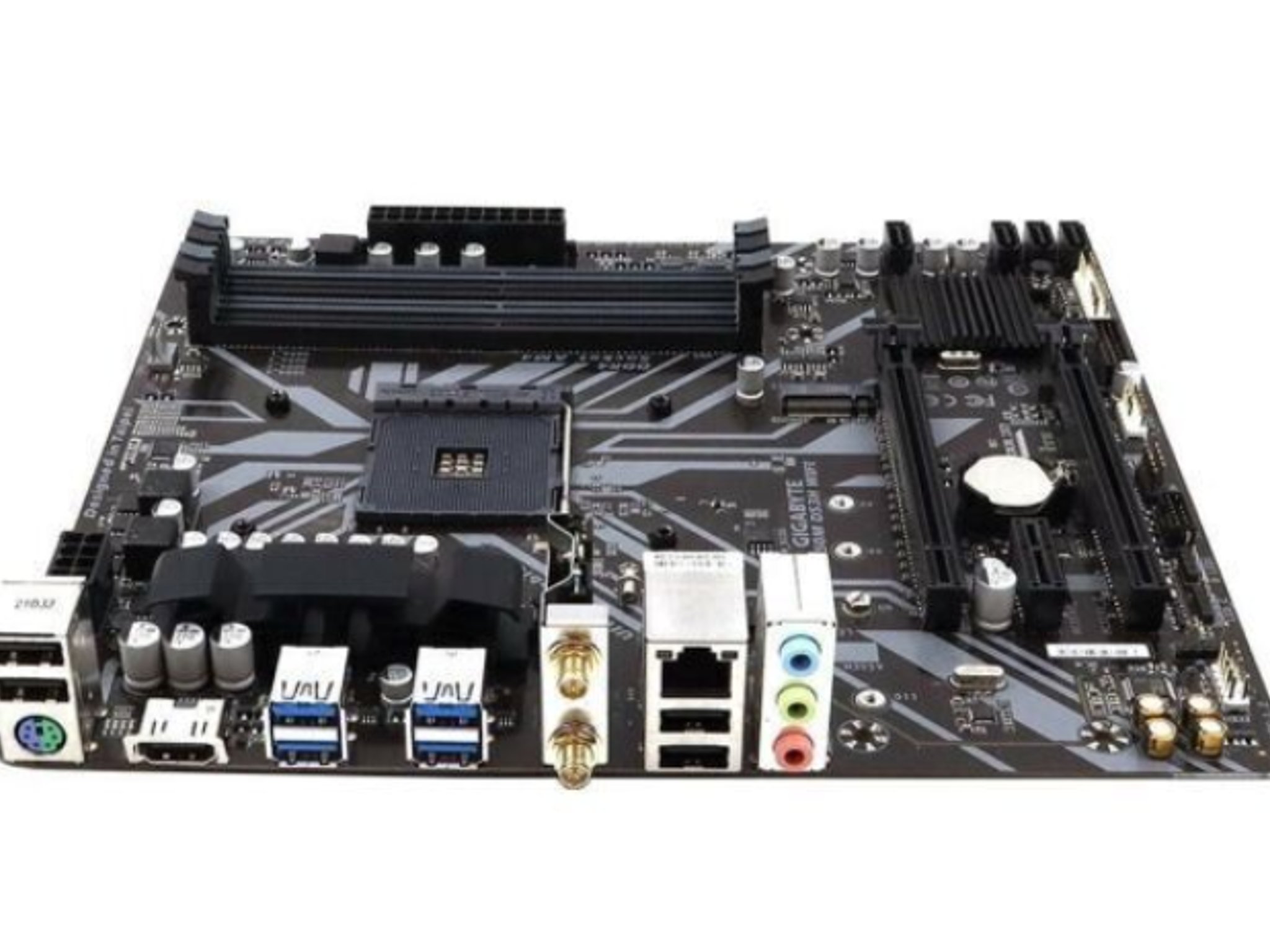 Gigabyte B450M DS3H WIFI Micro ATX Socket AM4 DDR4 COMBO WITH ARGB HEATSKING!