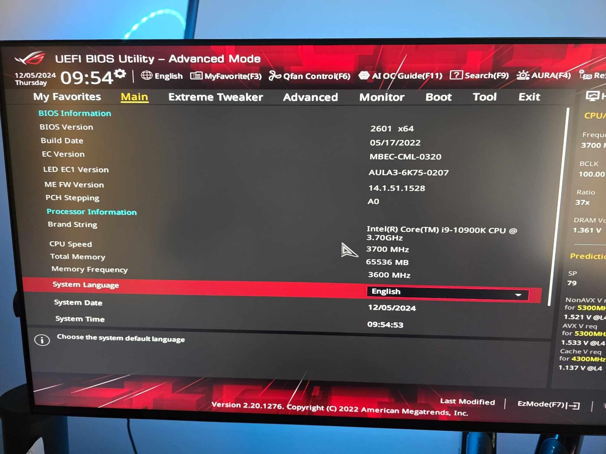 Intel Core 10900K 10 Core 3.7 GHZ Processor