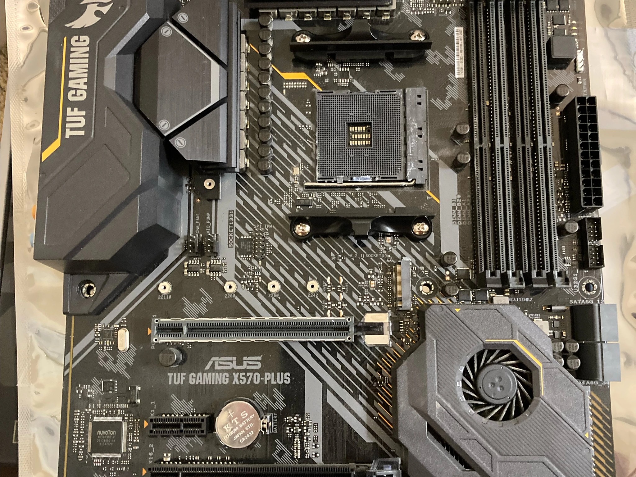 [INCLUDES PCIe WiFi CARD!] Asus TUF Gaming X570-Plus ATX Motherboard, Used, Good Condition