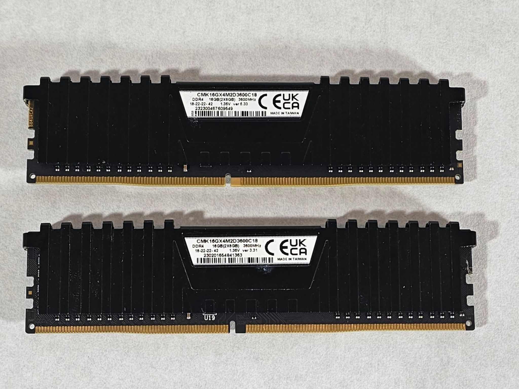 16GB DDR4 (2x8GB)-157 CL18 3600MHz Corsair Vengeance LPX RAM Memory
