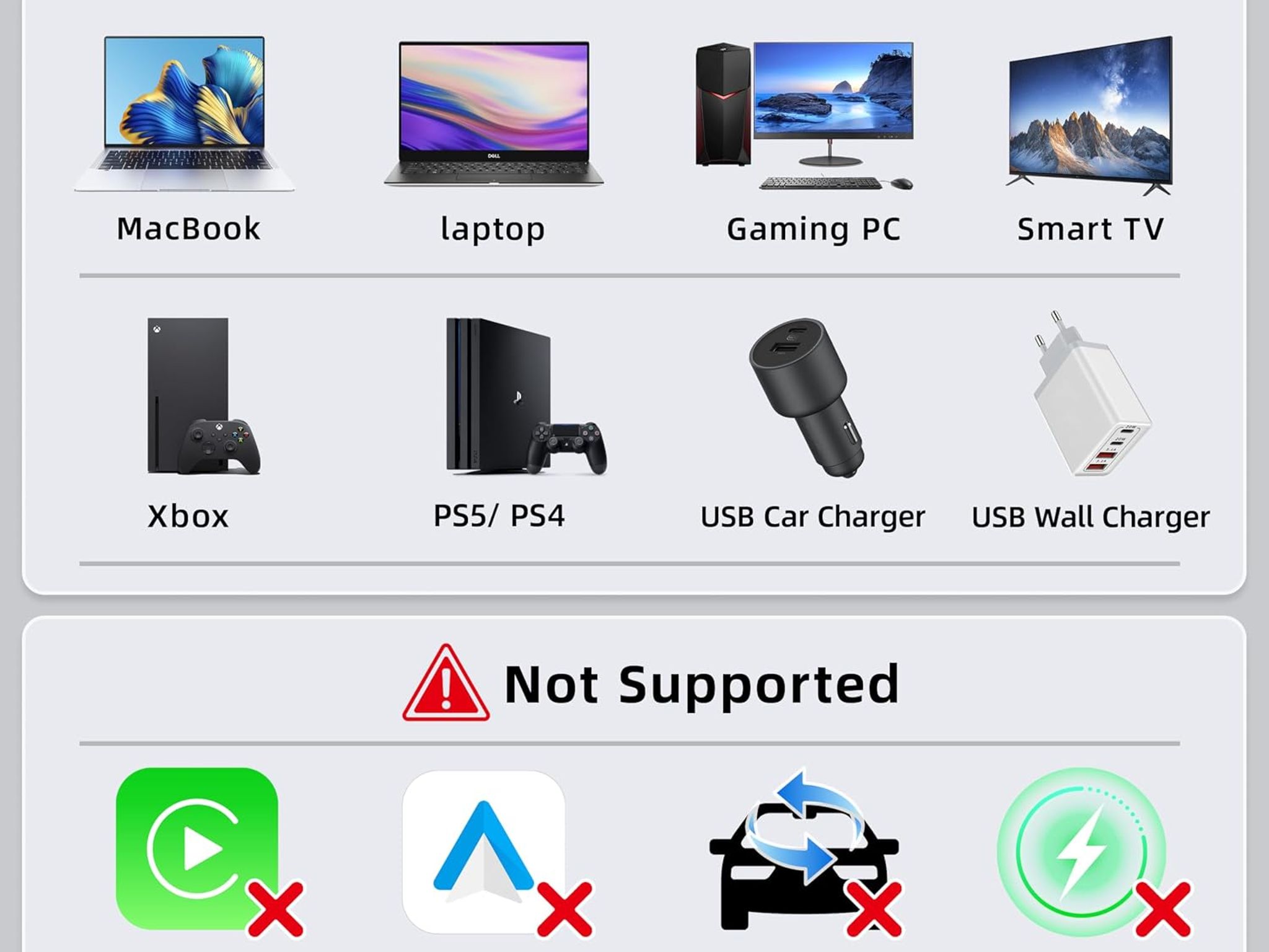 USB C Splitter 1 in 3 USB-C Out USB Type C Splitter USBC Male to Multi Type C Female Port