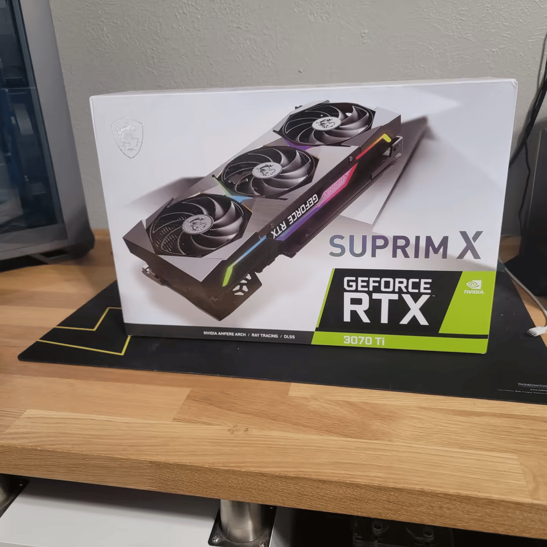 MSI Geforce RTX 3070ti Suprim X 8 GB GDDR6X