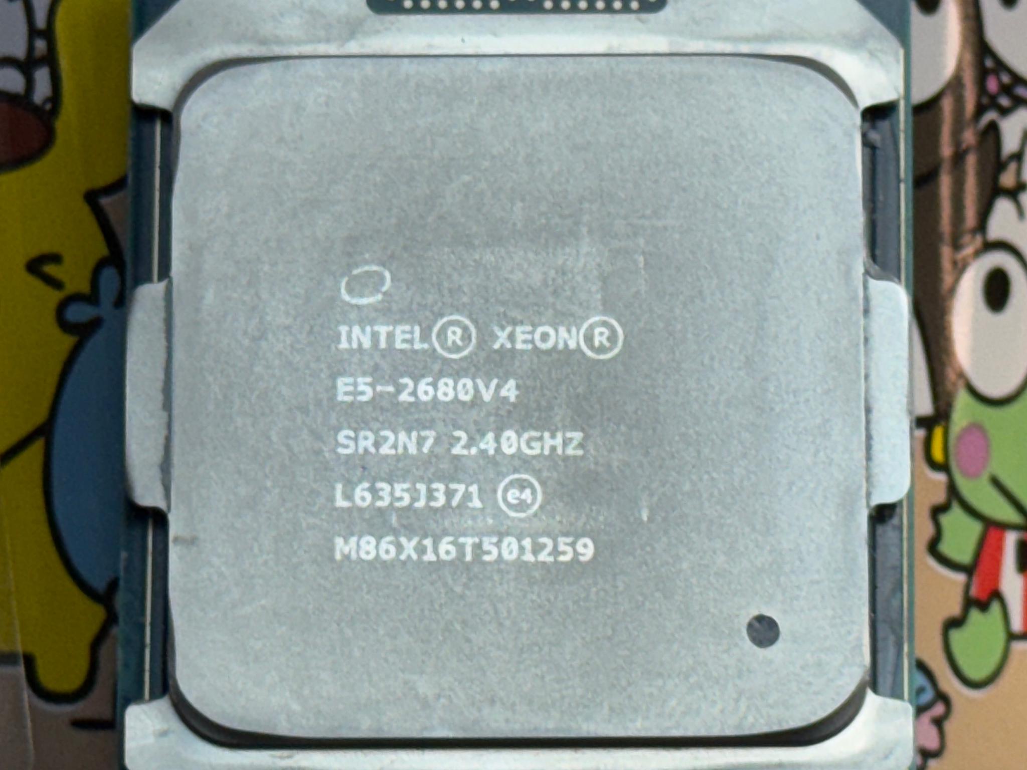Intel Xeon E5-2680 v4 2.4GHz 14-Core 28-Thread LGA2011-3 CPU Processor