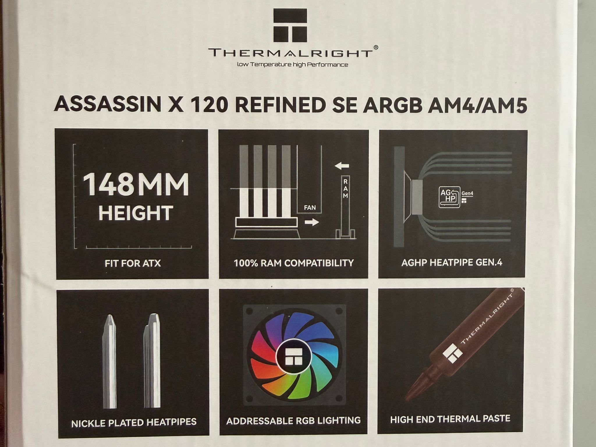 12x Thermalright Assassin X 120 Refined SE ARGB (BULK PACK AM5 ONLY)