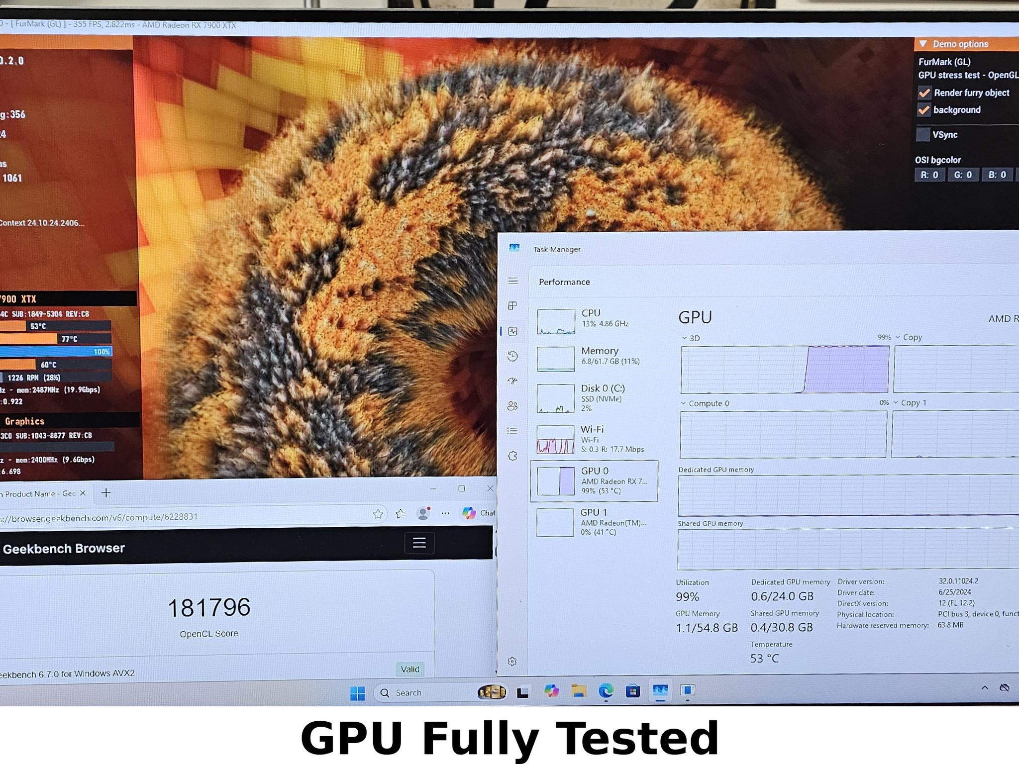 RX 7900 XTX AMD Radeon 24GB