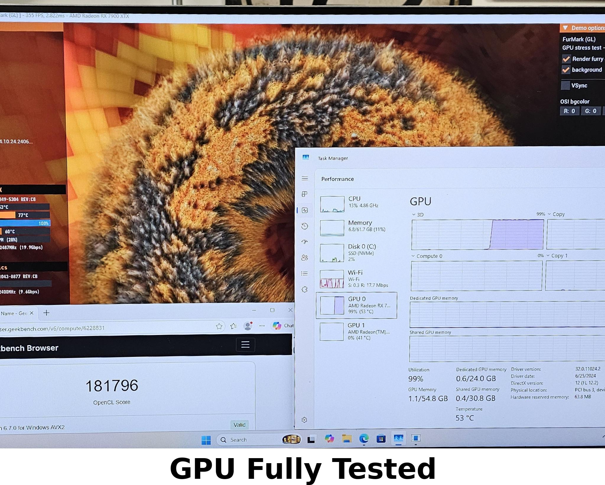 RX 7900 XTX AMD Radeon 24GB