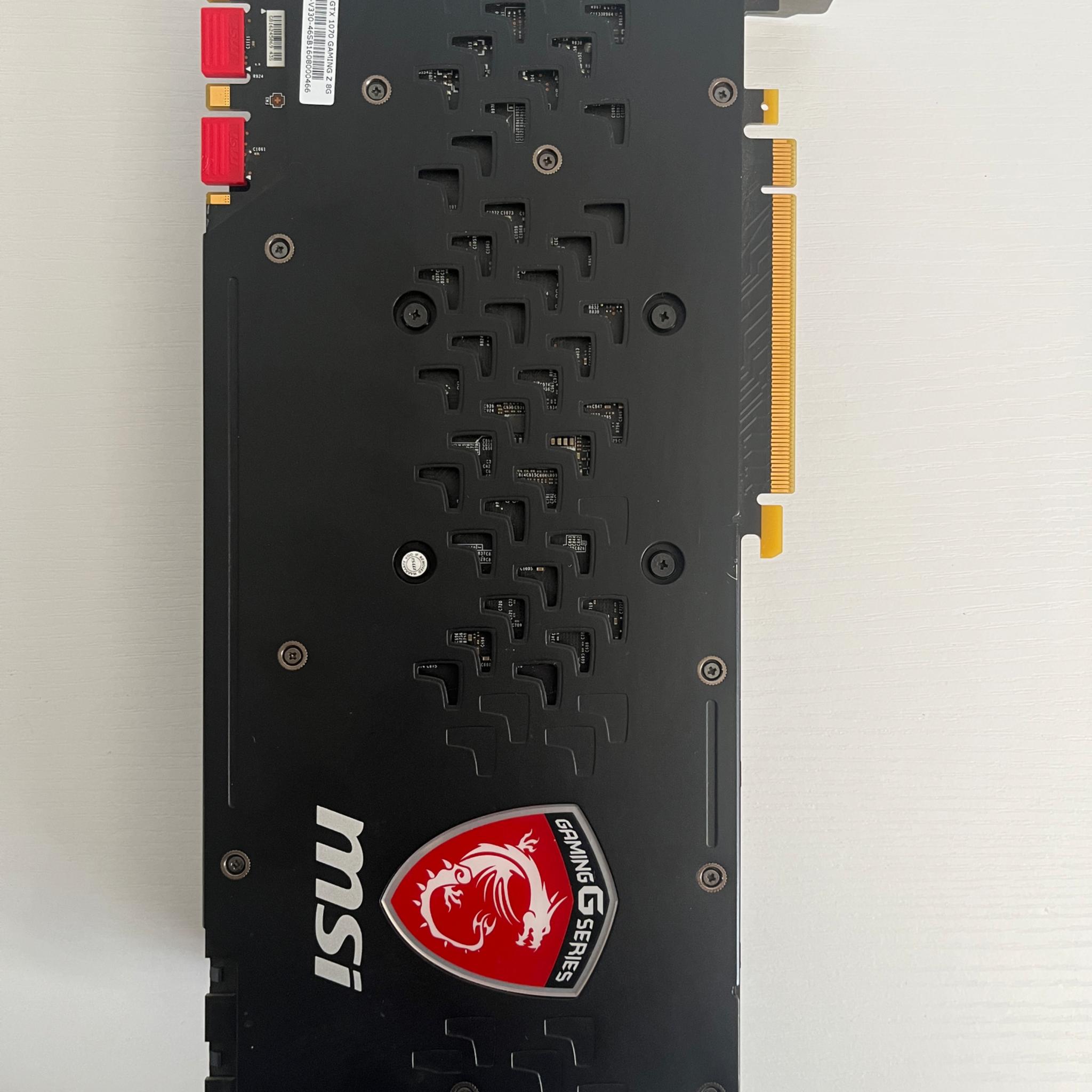 MSI GTX 1070 8GB GAMING X