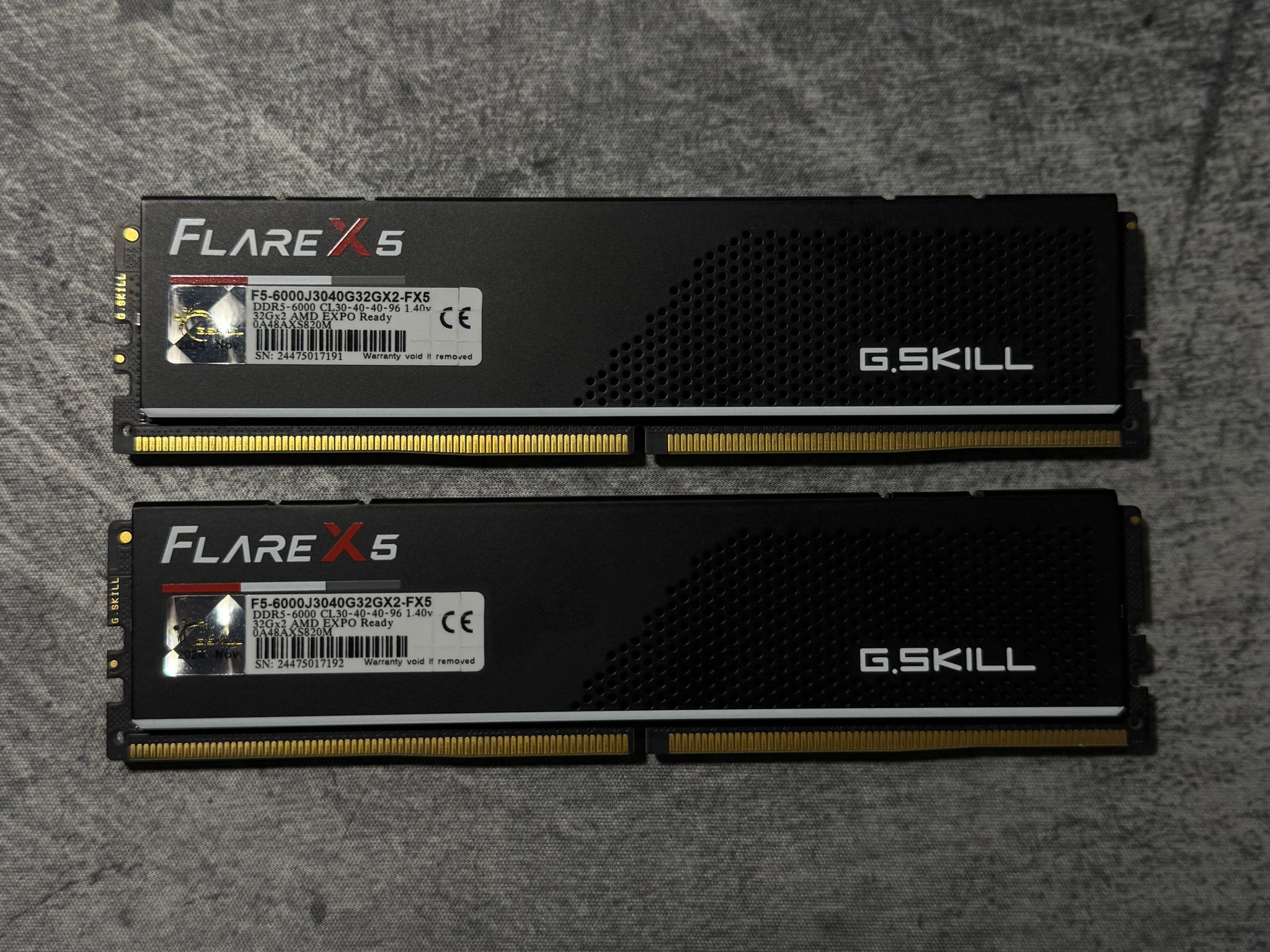 DDR5 64GB (2x32) 6000 CL30 G.Skill Flare X5
