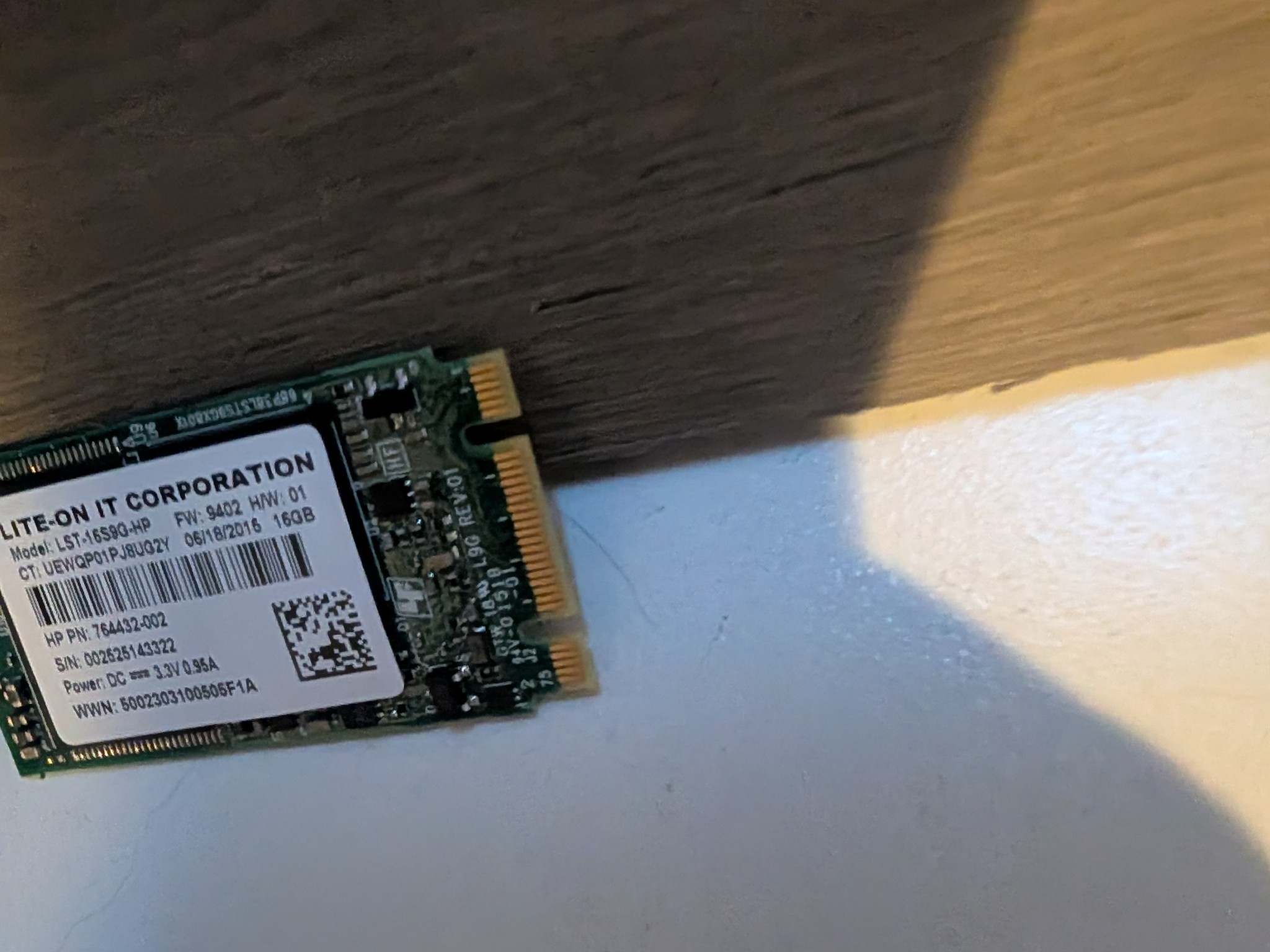 16Gb SATA M.2 Drive