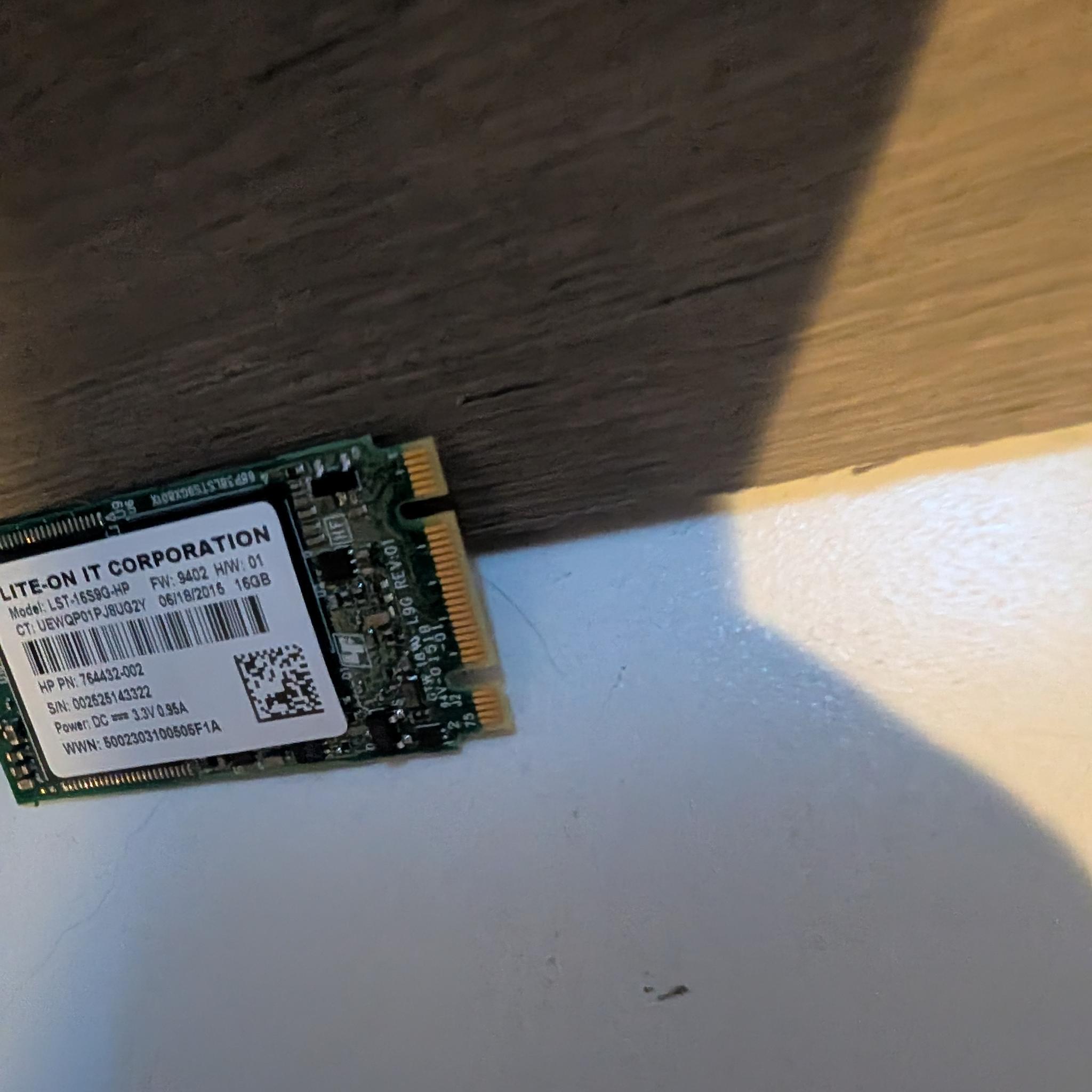 16Gb SATA M.2 Drive