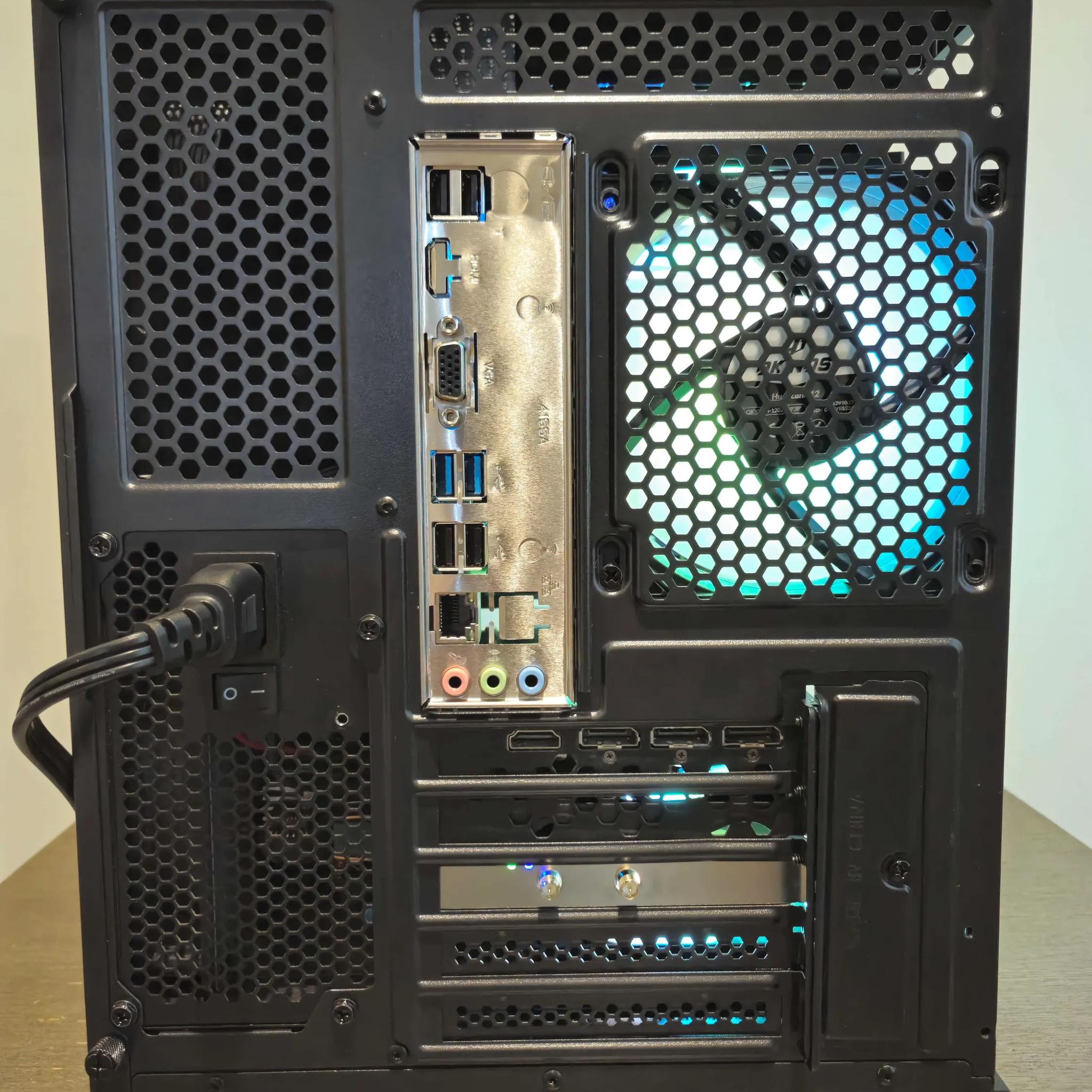 RTX 3060Ti, Ryzen 5 5600x, 16GB Ram | Black RGB Gaming Computer