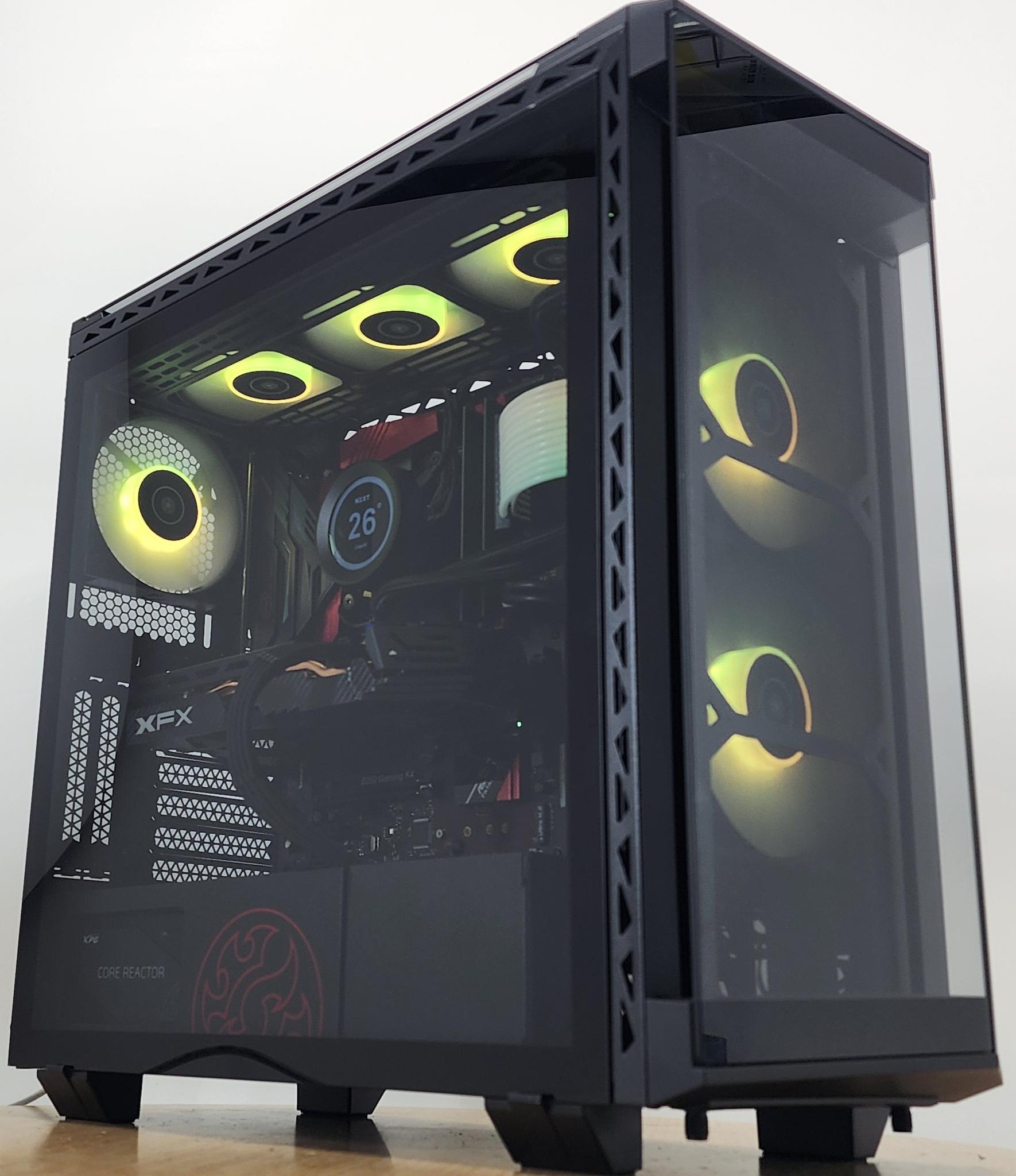 Gaming PC i7-6700K 16GB RAM 256GB SSD RX 580 8GB Windows 11 Computer