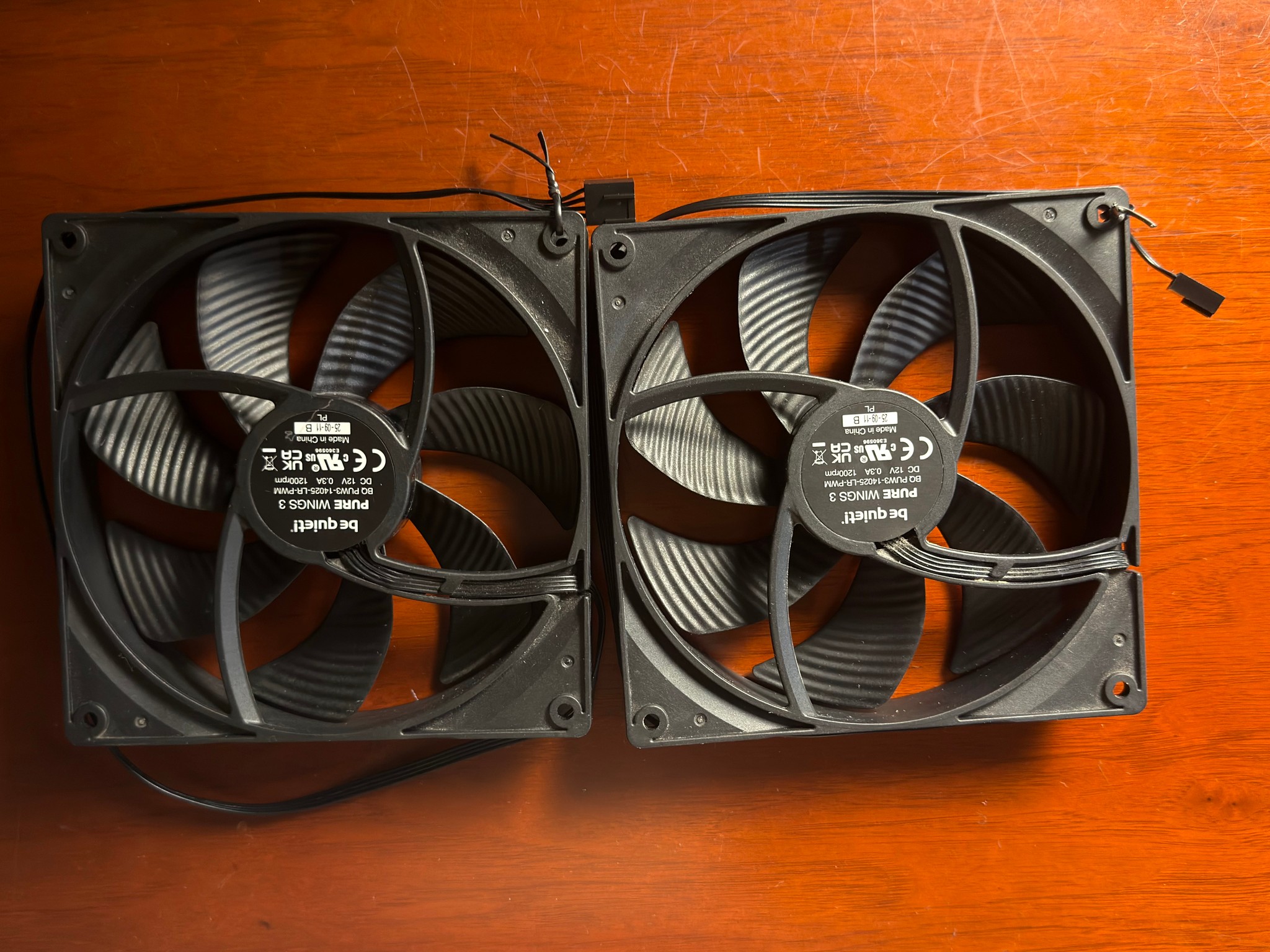 Noctua NF-A12x25 PWM + Bequite Pure wing 3