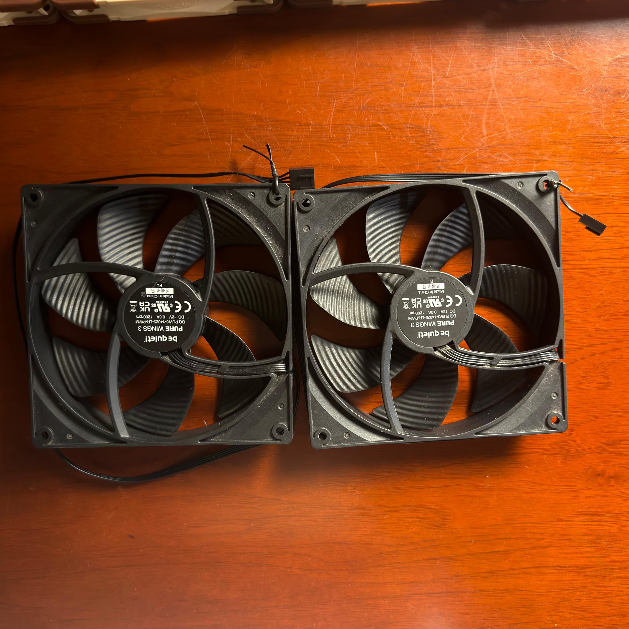 Noctua NF-A12x25 PWM + Bequite Pure wing 3