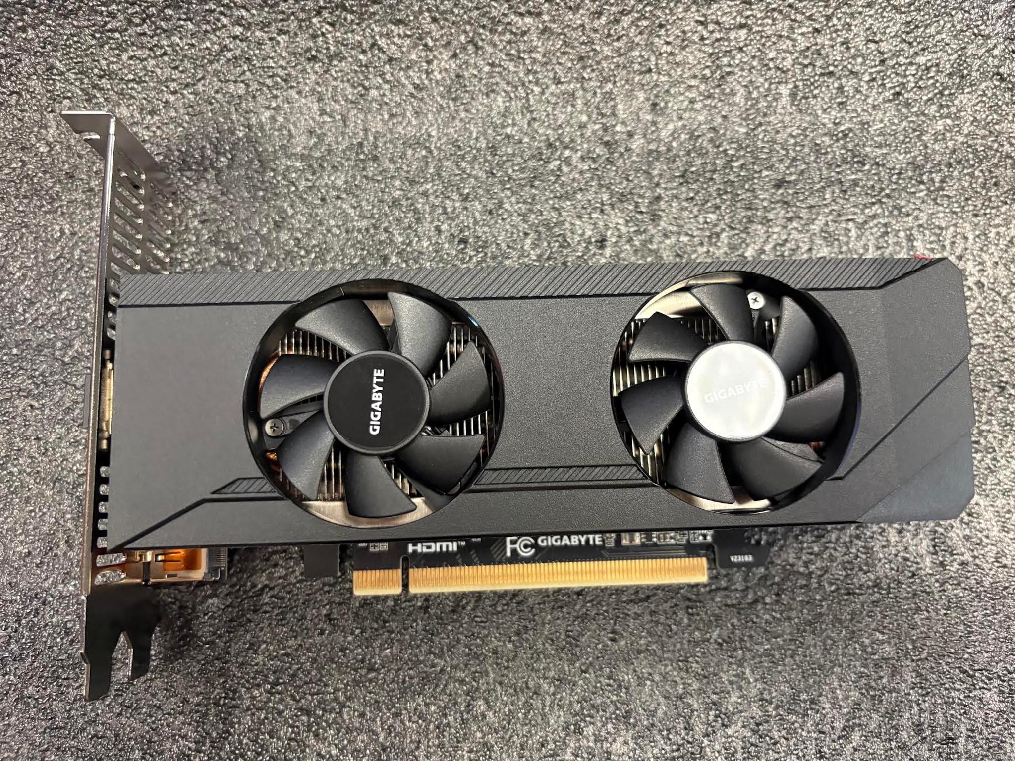GIGABYTE GeForce RTX 3050 OC Low Profile 6G Graphic Card - USED