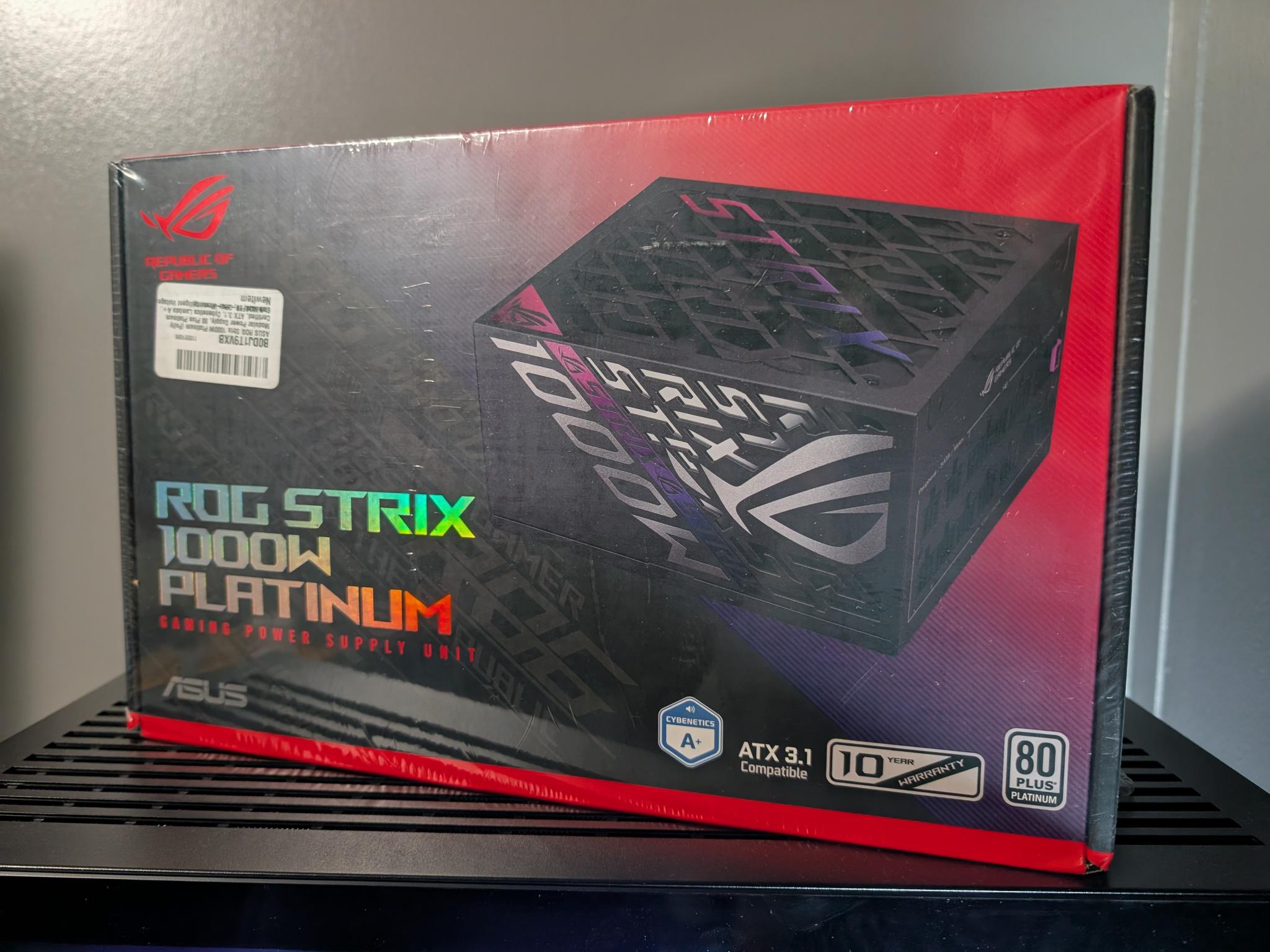 ASUS ROG Strix 1000W Platinum Power Supply *BRAND NEW SEALED*