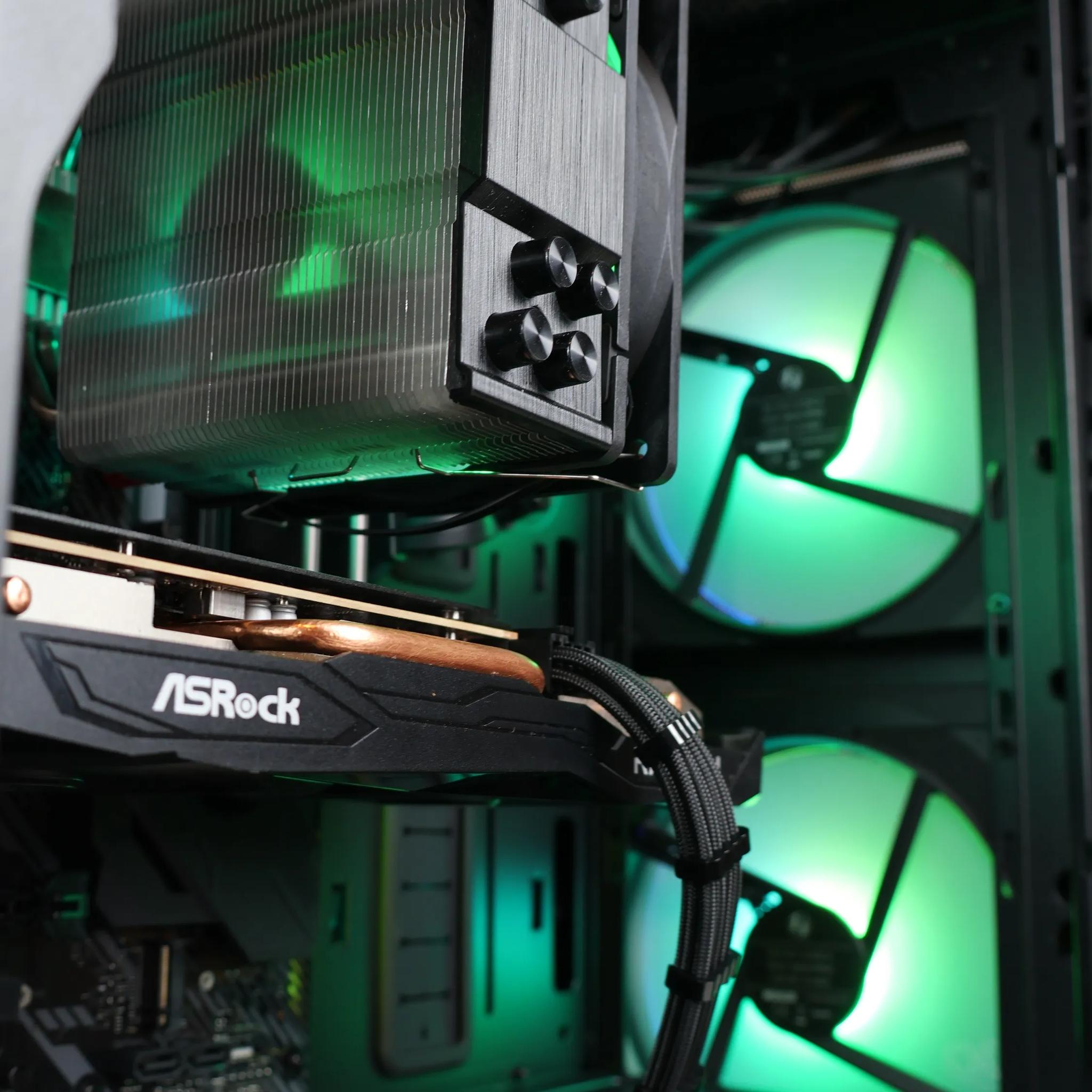 ⚫ Ryzen 5 5600X/RX 6600XT Gaming/Streaming PC ⚫