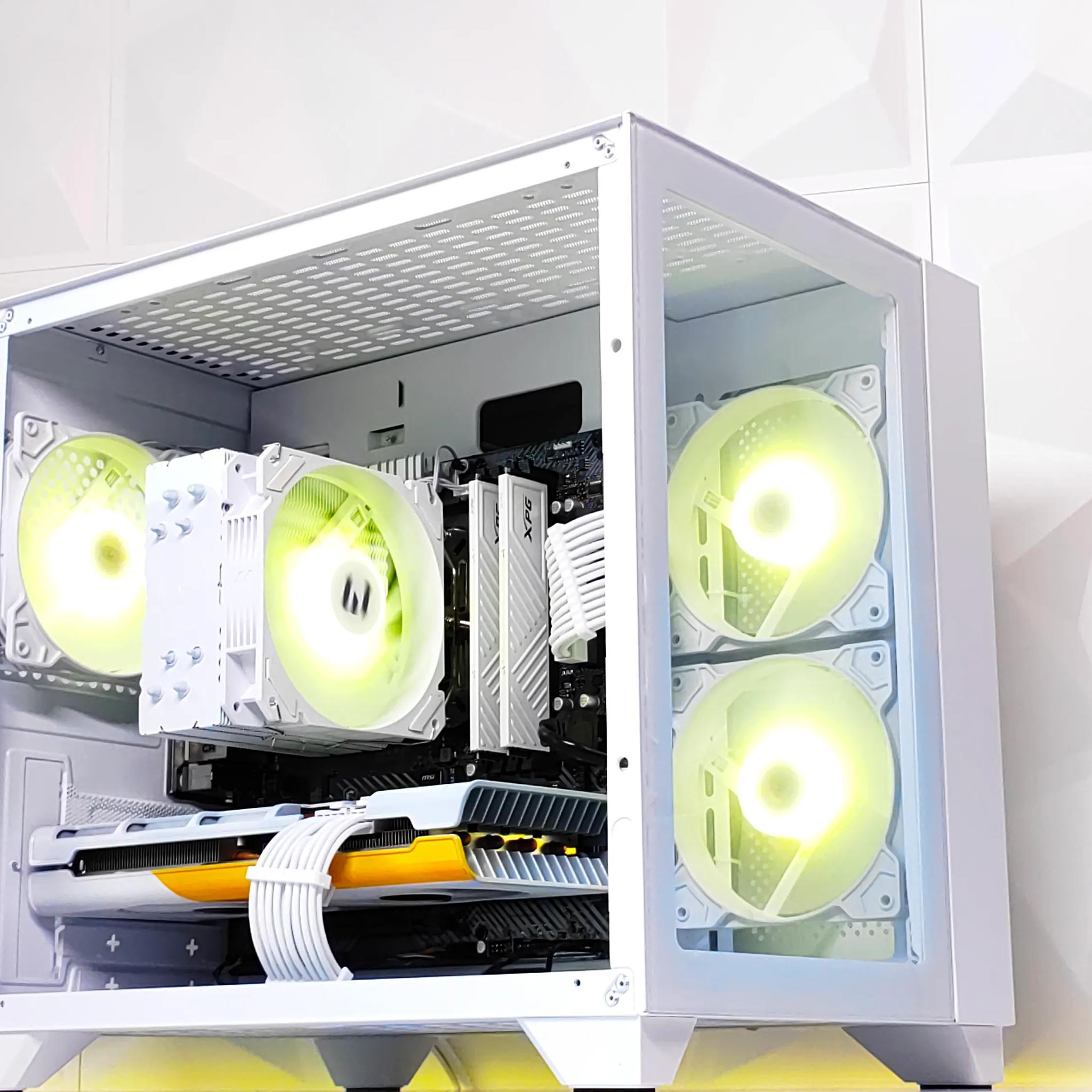🤍🏔️Alaska🏔️❄️Gaming PC❄️AMD RX 5700 8GB❄️AMD Ryzen 5 2600 6 core❄️16GB DDR4❄️500GB NVME SSD