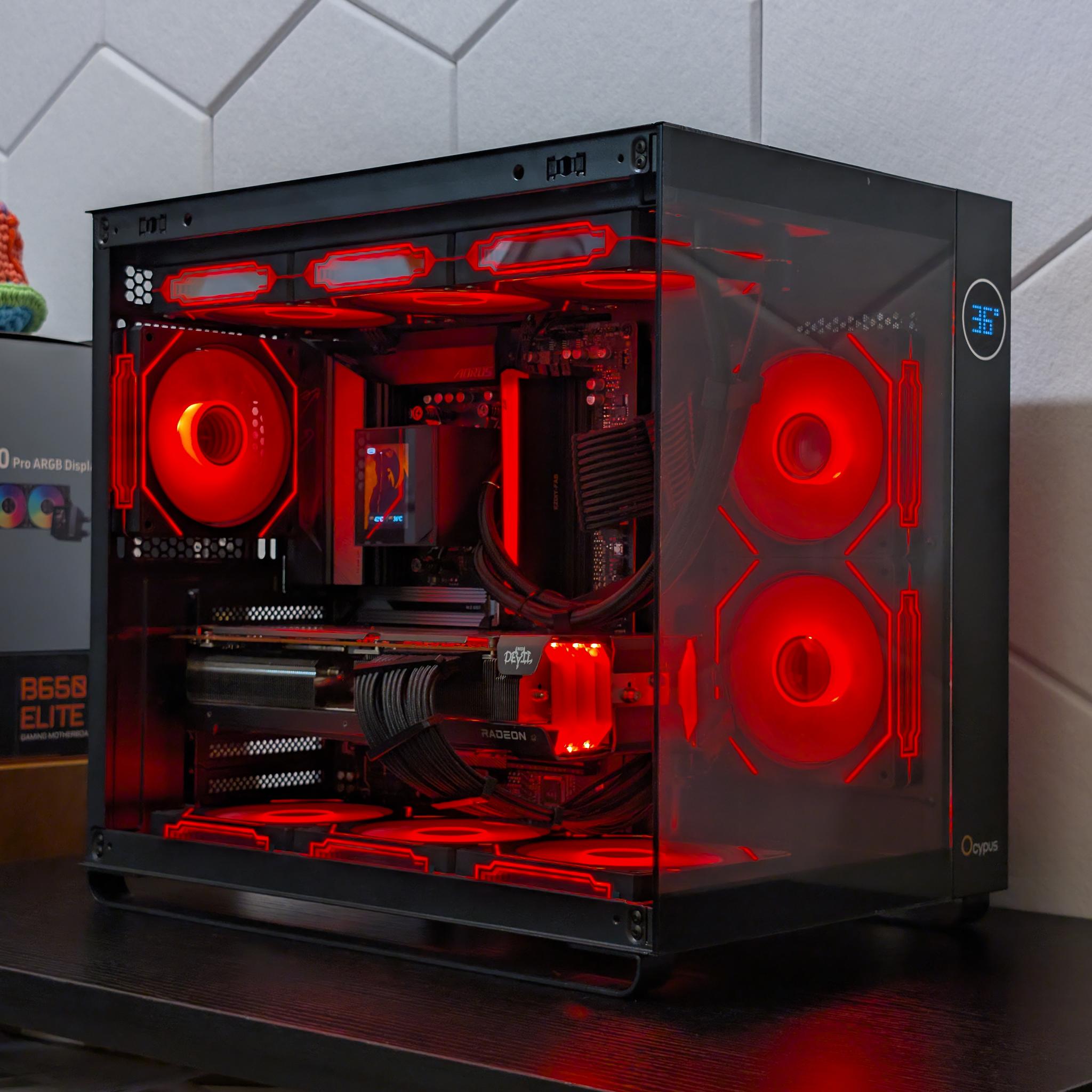 🐈‍⬛🔥 1440p Gaming Beast | RX 6950XT | Ryzen 7 7700X | 2TB SSD | 32GB RAM | WiFi 6 & Bluetooth 🔥🐈‍⬛