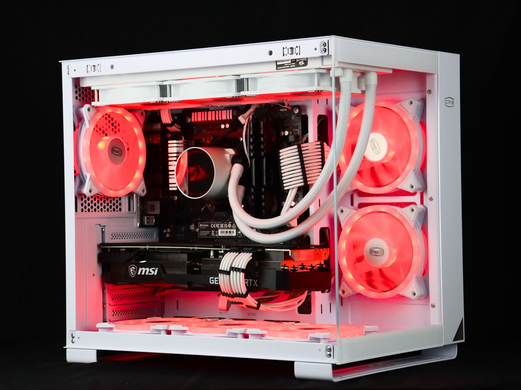 ❄️🧊💎- Whiteout 1440P Gaming PC | RTX 3080, Ryzen 7 5700X, 32GB RAM, 1TB NVMe SSD ❄️🧊💎