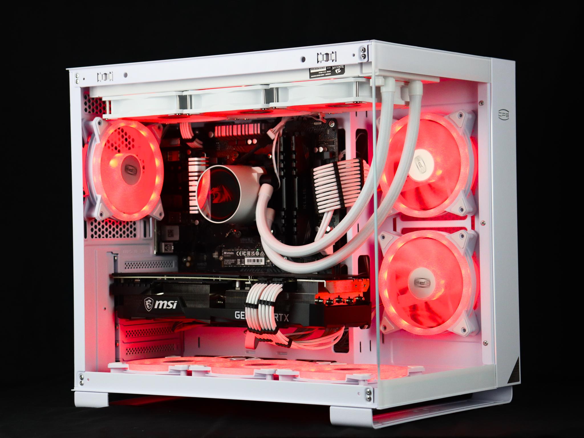❄️🧊💎- Whiteout 1440P Gaming PC | RTX 3080, Ryzen 7 5700X, 32GB RAM, 1TB NVMe SSD ❄️🧊💎