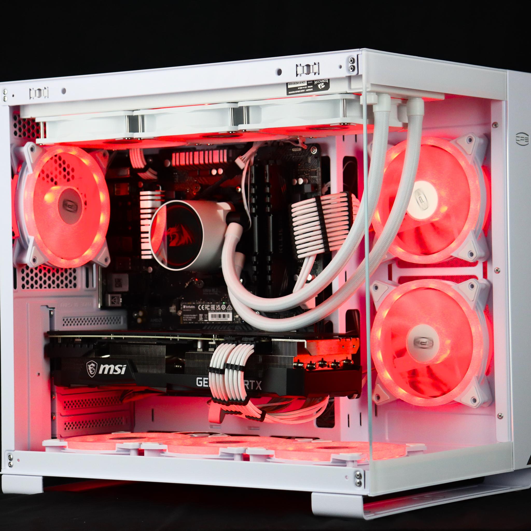 ❄️🧊💎- Whiteout 1440P Gaming PC | RTX 3080, Ryzen 7 5700X, 32GB RAM, 1TB NVMe SSD ❄️🧊💎