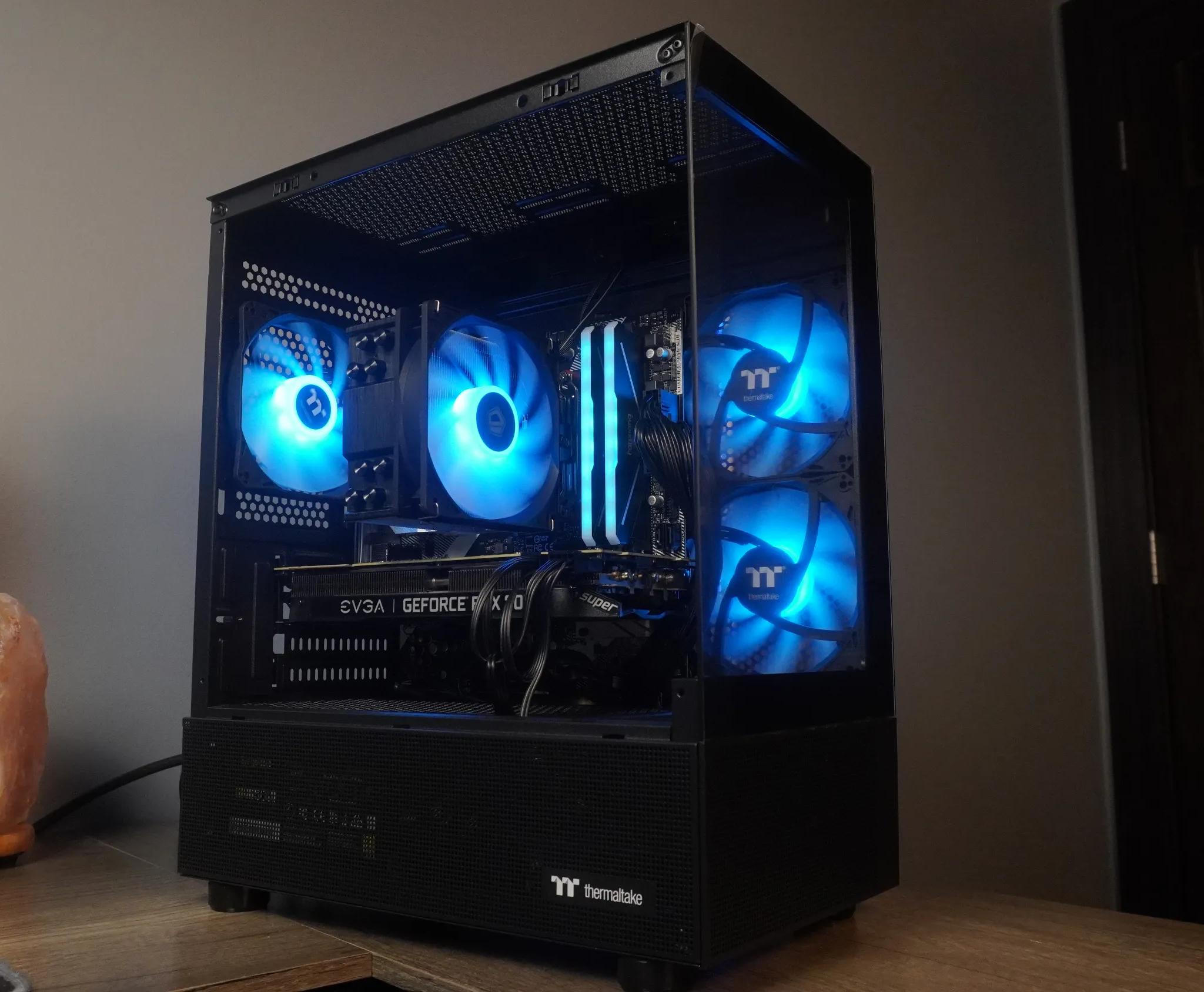 🖤 STEALTH BEAST 🖤 1440p/1080p GAMING MACHINE 💚RTX 2070 Super 🧡 Ryzen 5 5600 | 32GB | WIFI