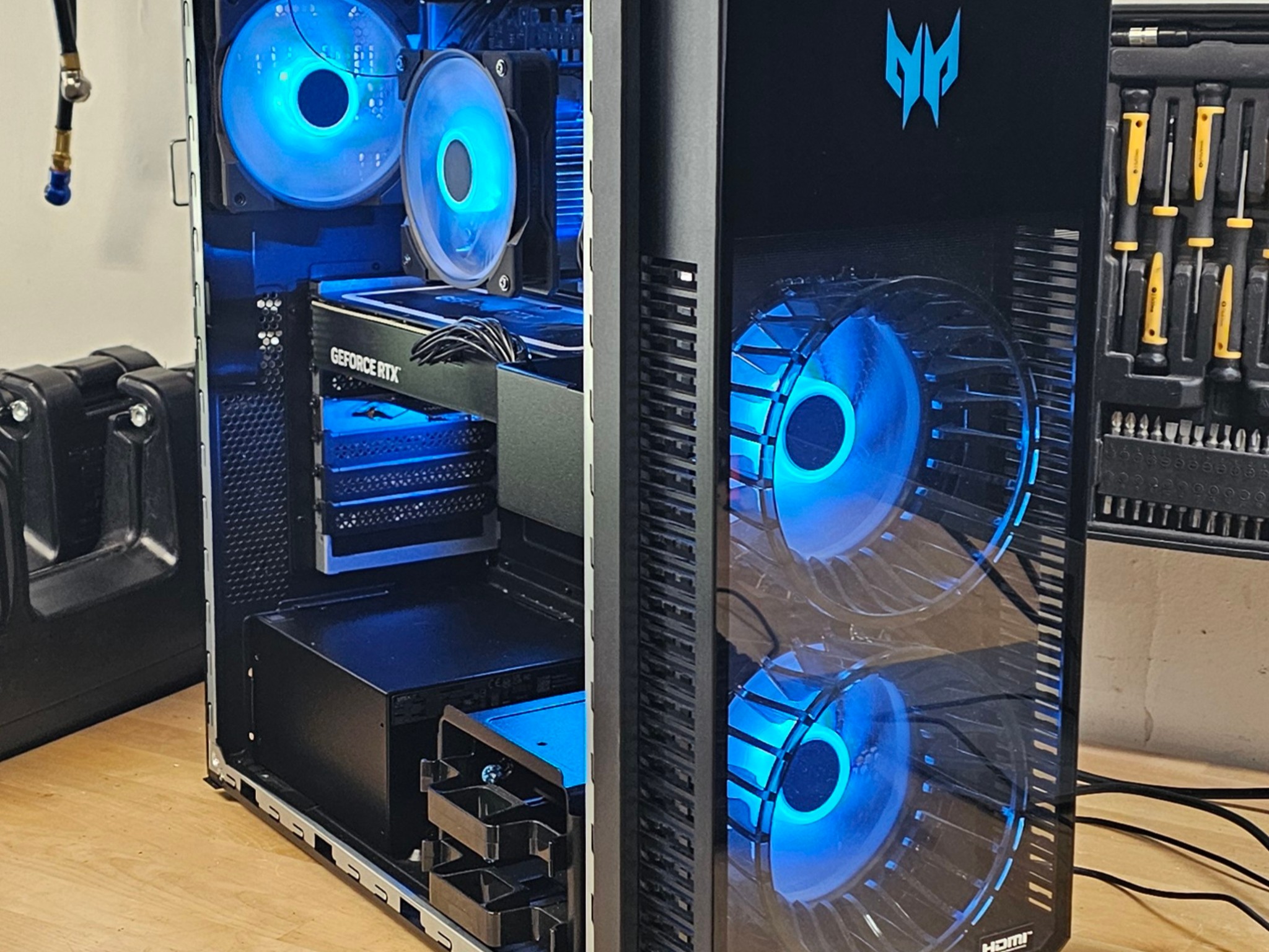 Acer Predator PC Case with RGB Fans