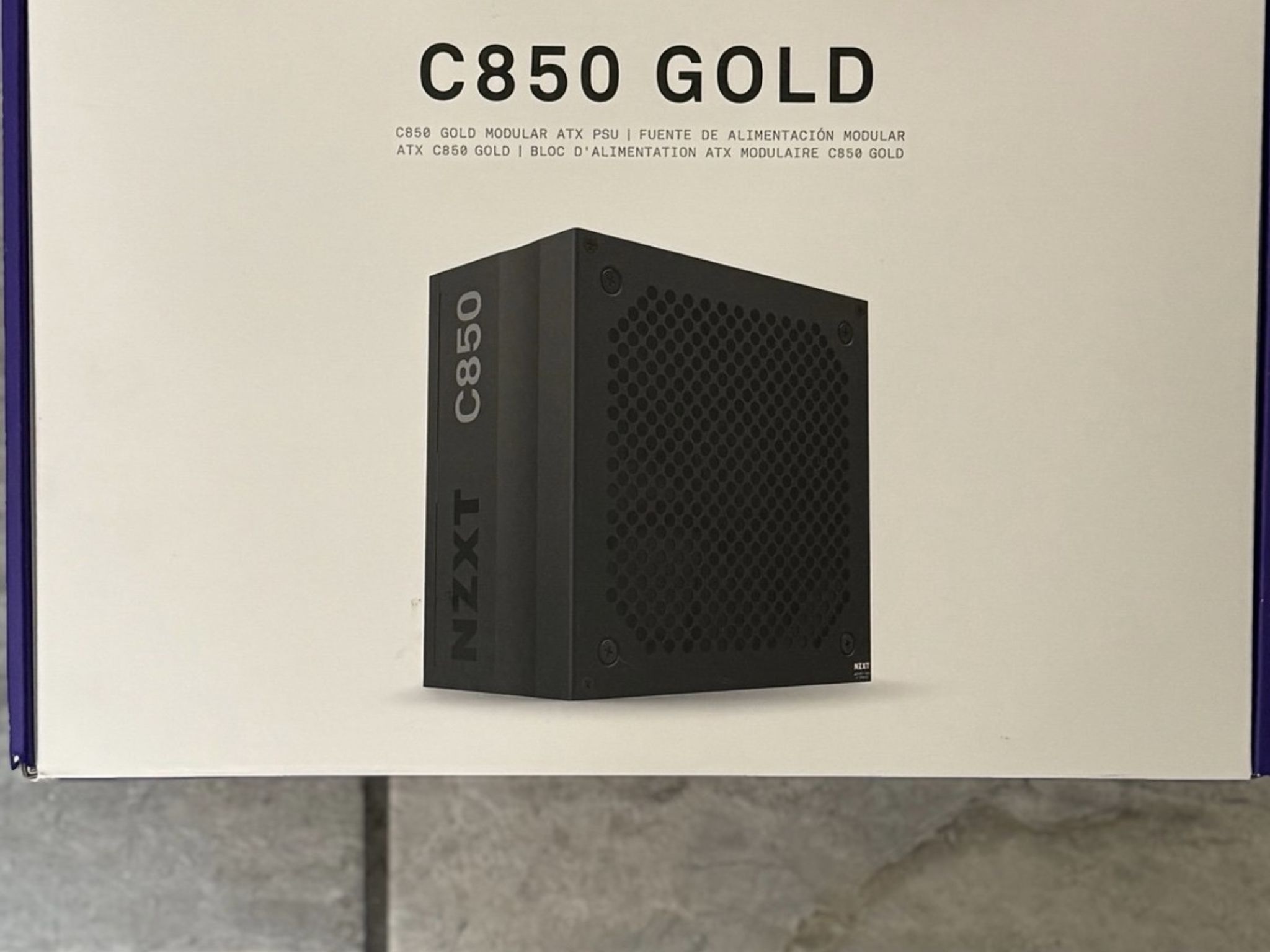 NZXT C850 Gold Fully Modular 850w power supply