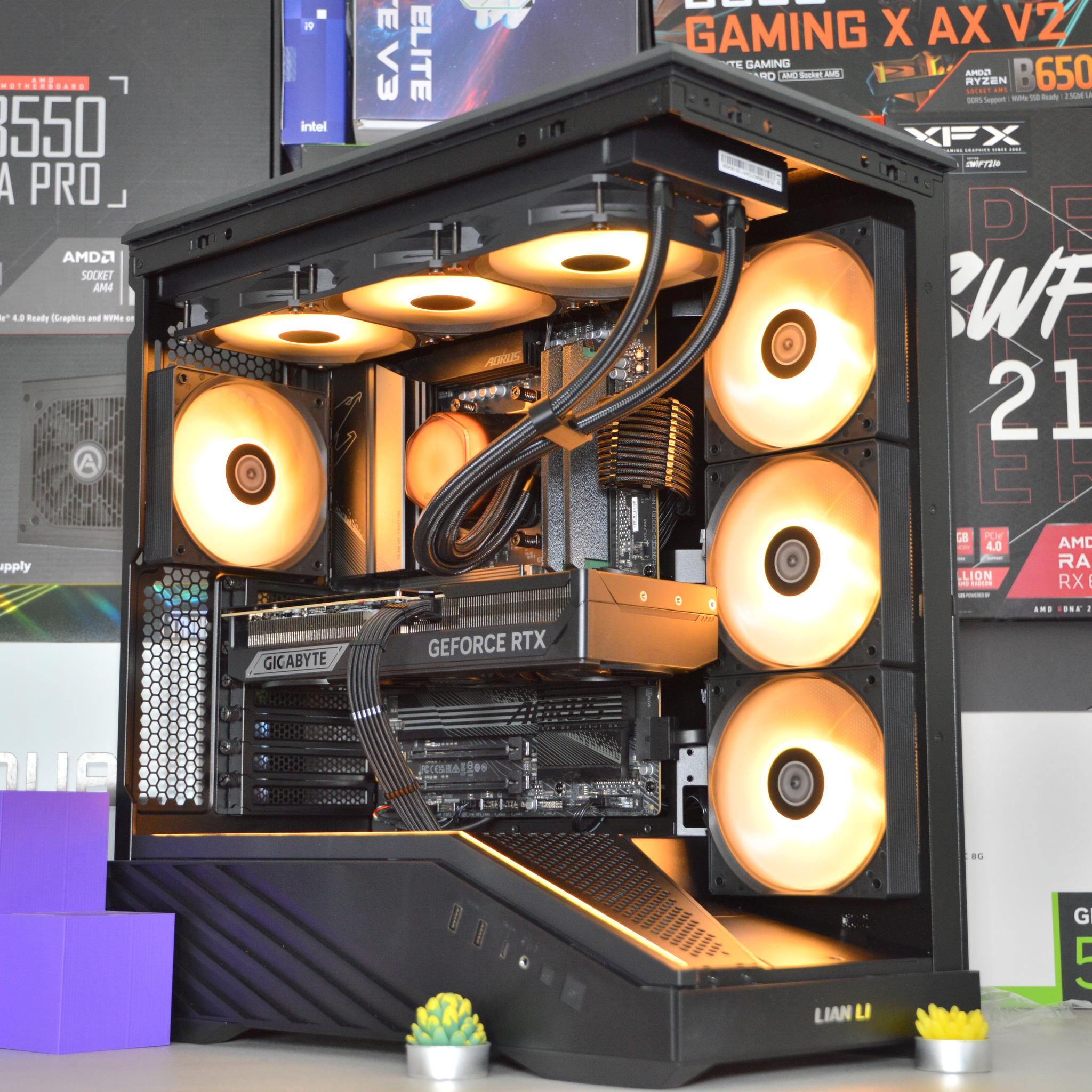 ⚫🧊 | RTX 5080 16GB | RYZEN 9 7900X | 32 GB DDR5 RAM | 2TB NVME SSD | Shadow Glacier |