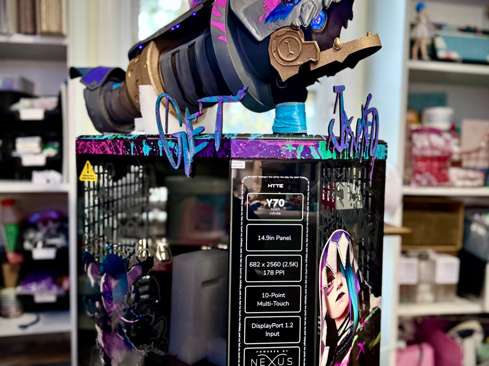 Custom PC Case - Jinx Arcane - DIY Package (Stickers/Digital File) - NOW AVAIL!